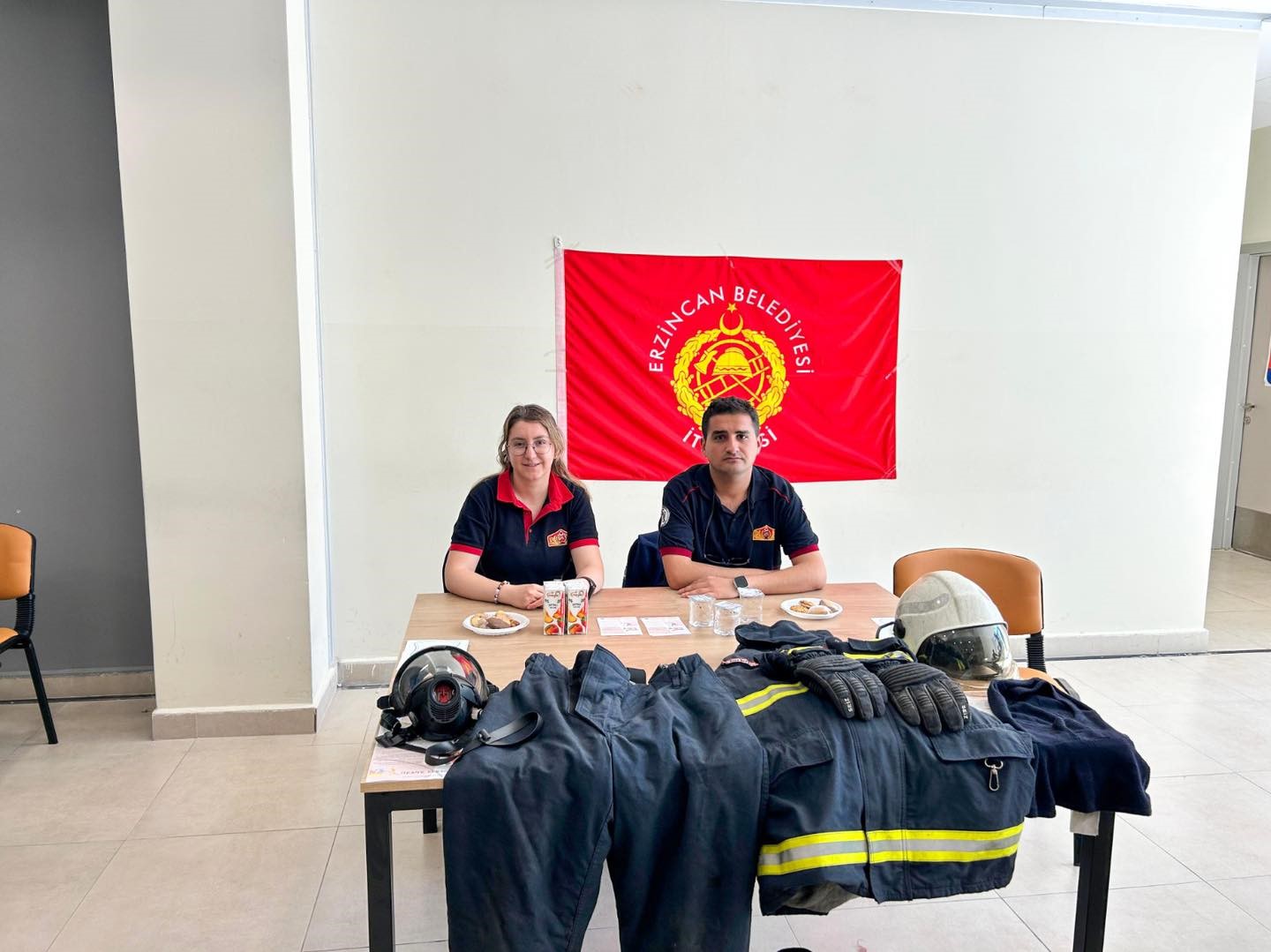 İtfaiyecilik mesleği öğrencilere anlatıldı