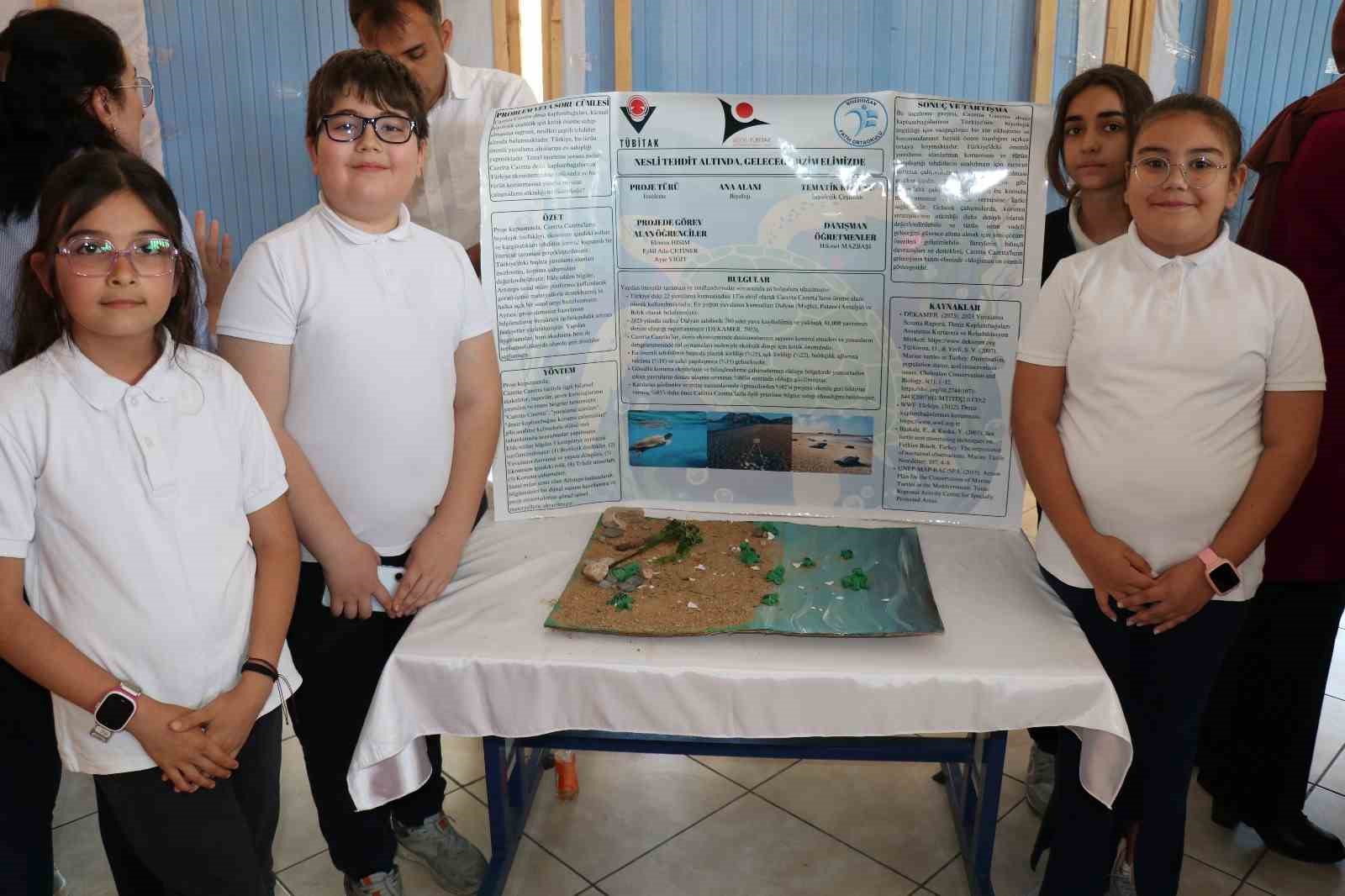 Bozdoğanda öğrenciler projelerini sergiledi
