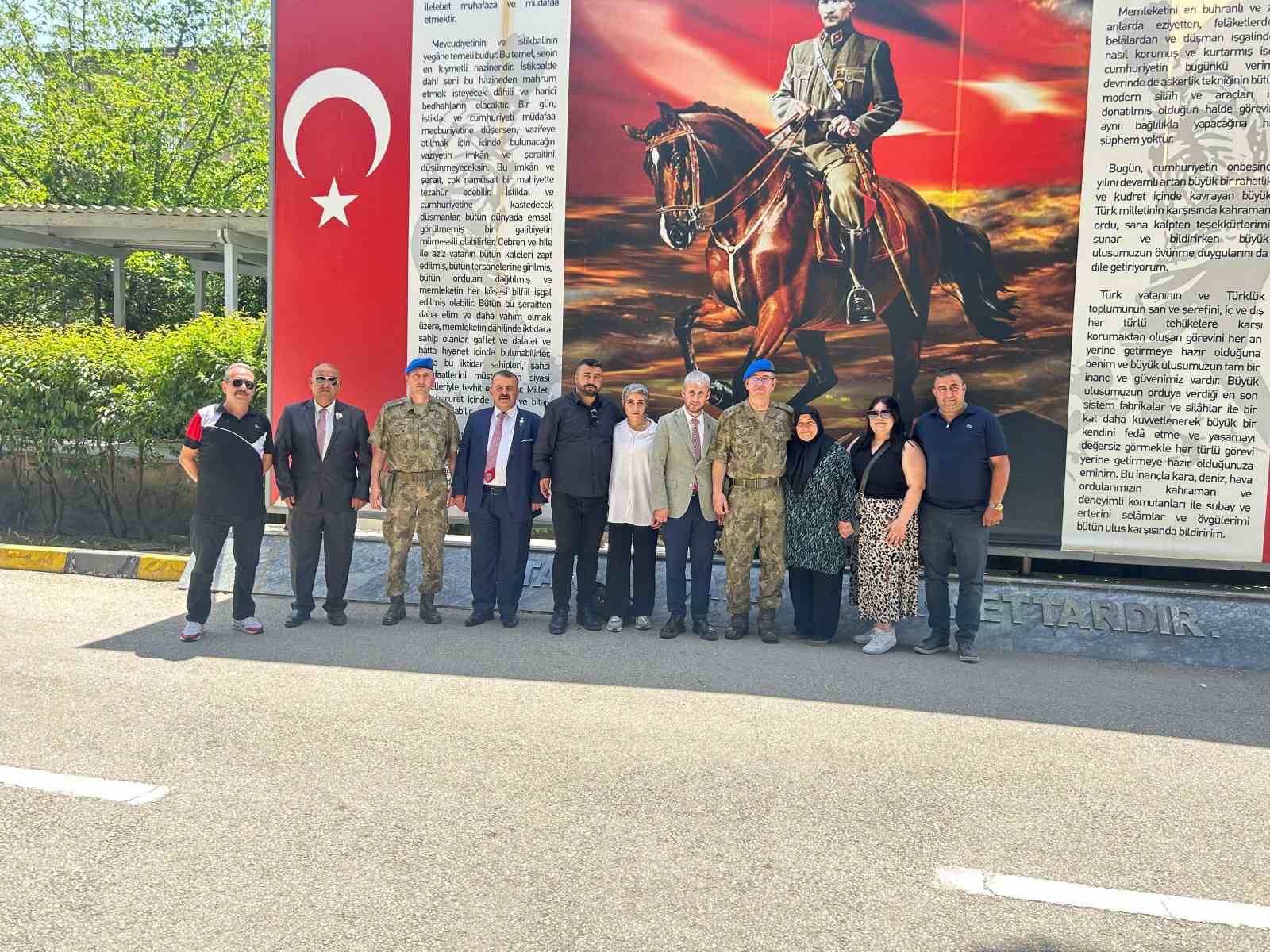 Kahramanlık ve vefa aynı sofrada birleşti
