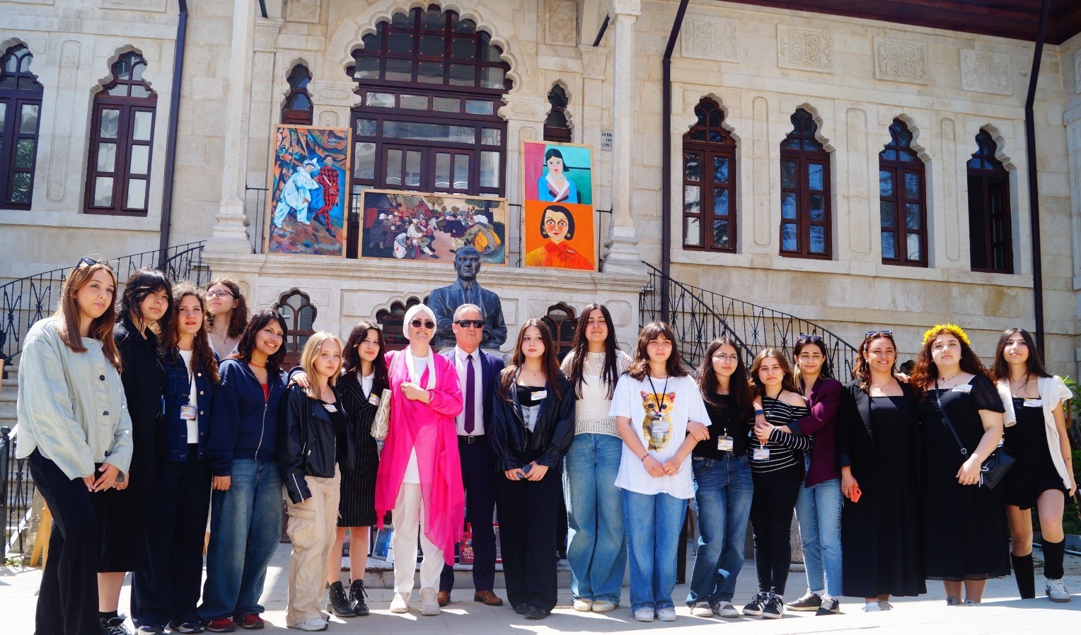 Sinop’ta lise öğrencileri eserlerini beğeniye sundu