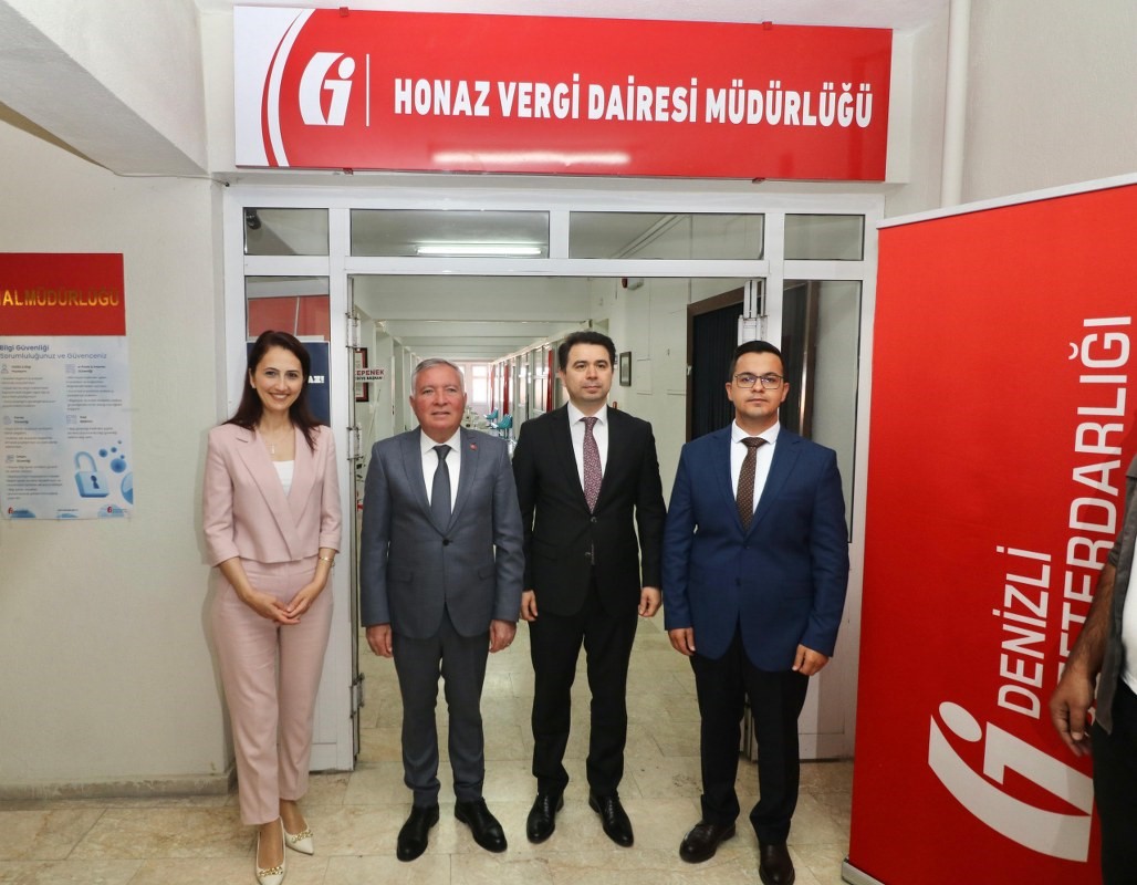 Honaz Vergi Dairesi M&uuml;d&uuml;rl&uuml;ğ&uuml; t&ouml;renle hizmete a&ccedil;ıldı
