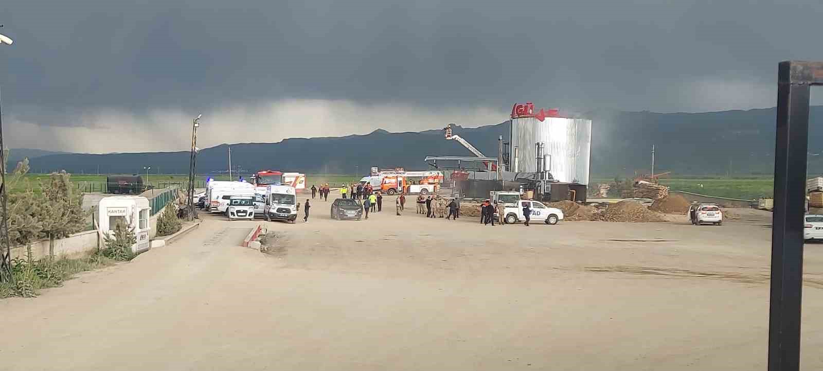 Erzurum’da Güven Asfalt tesislerinde patlama