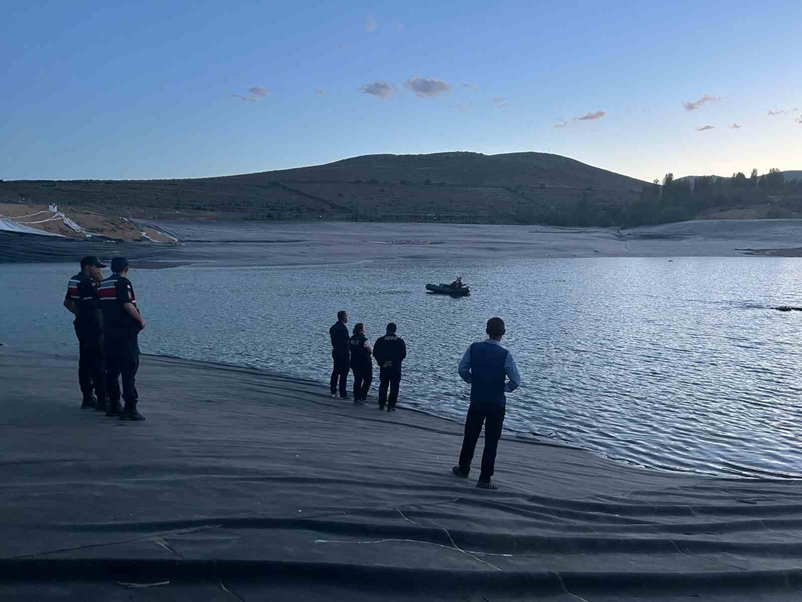 Niğde’de baraja düşen çocuk için kurtarma çalışması başlatıldı