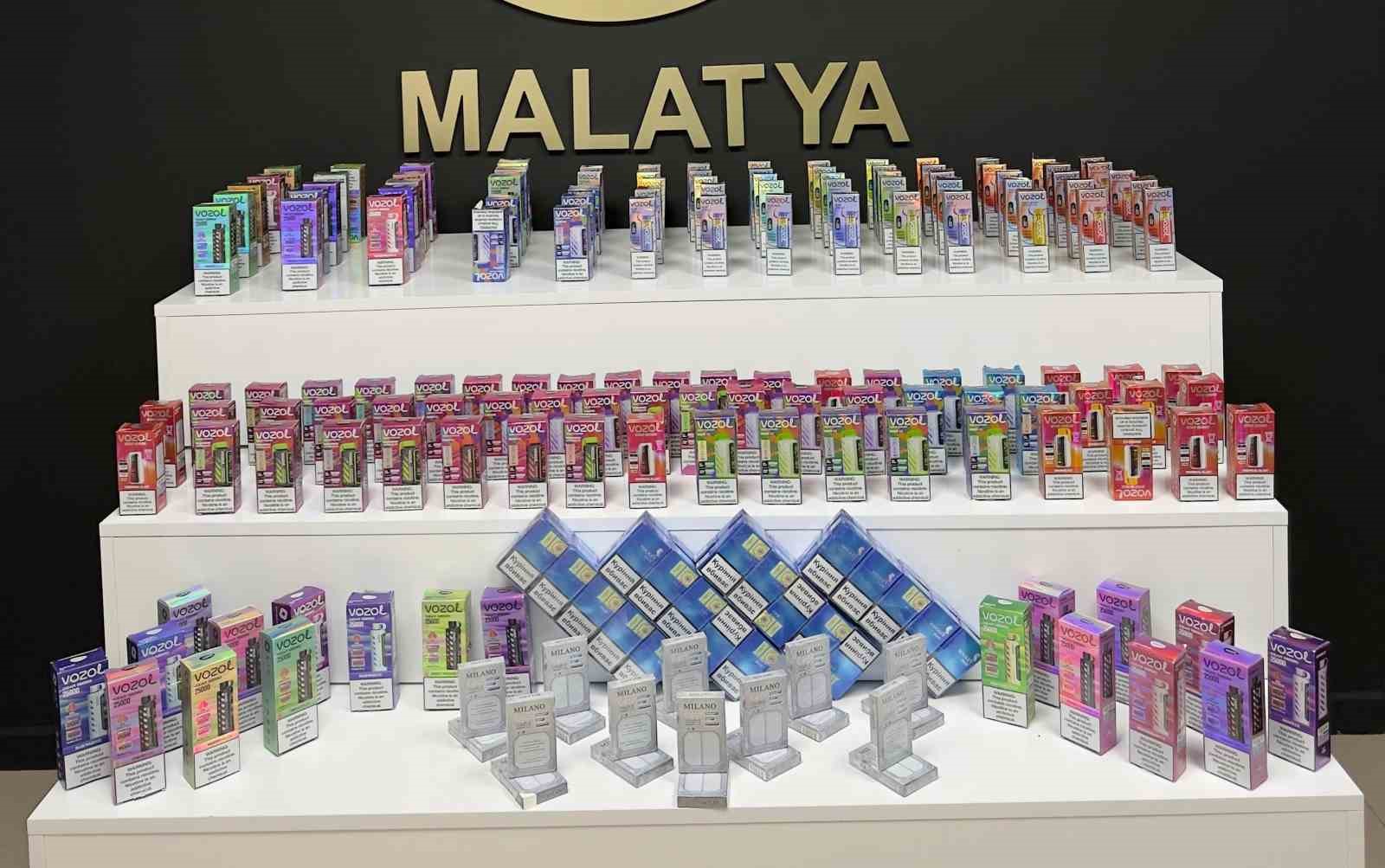 Malatya’da kaçakçılık operasyonu