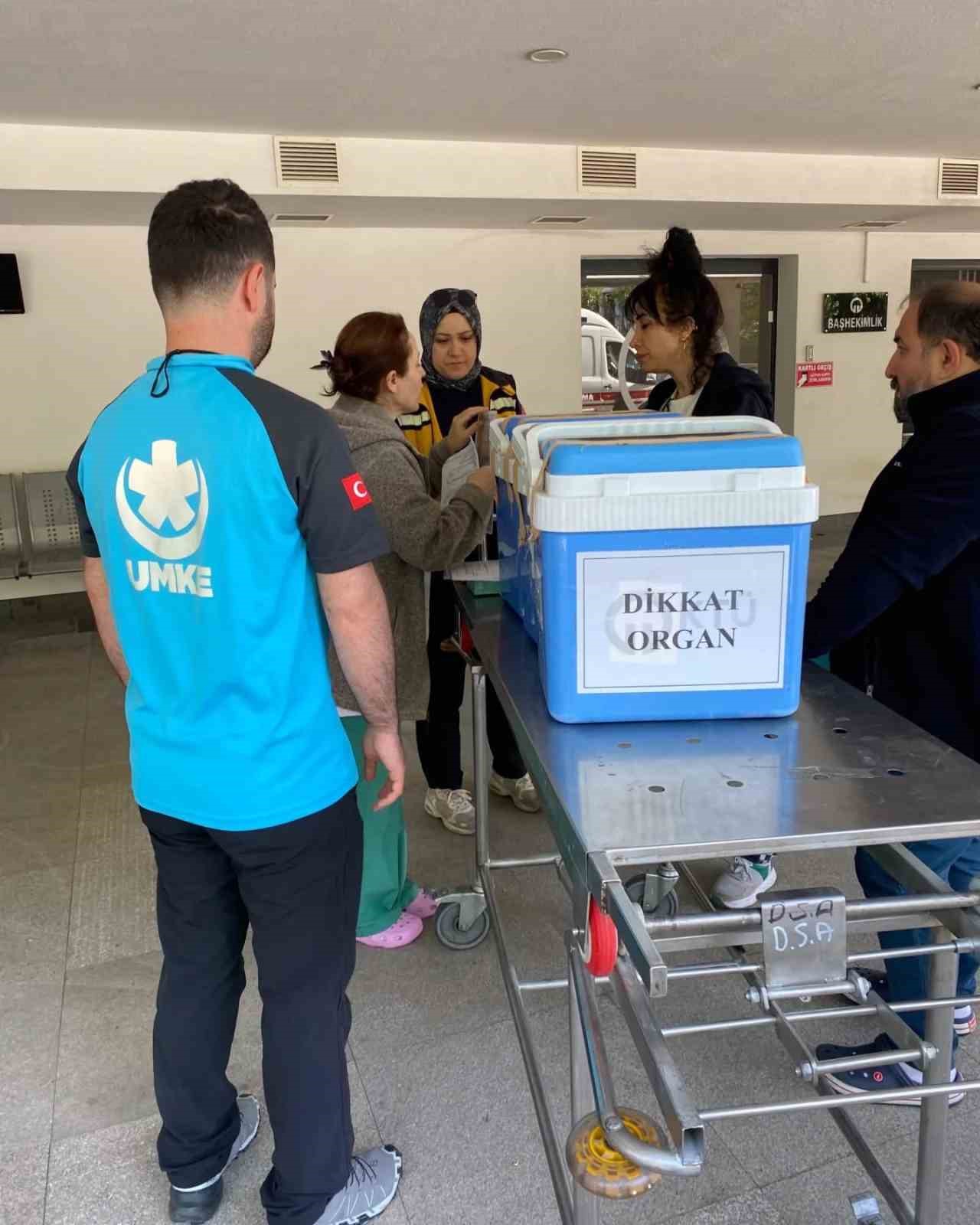 Trabzon’da beyin ölümü gerçekleşen kişinin organları 3 kişiye umut oldu