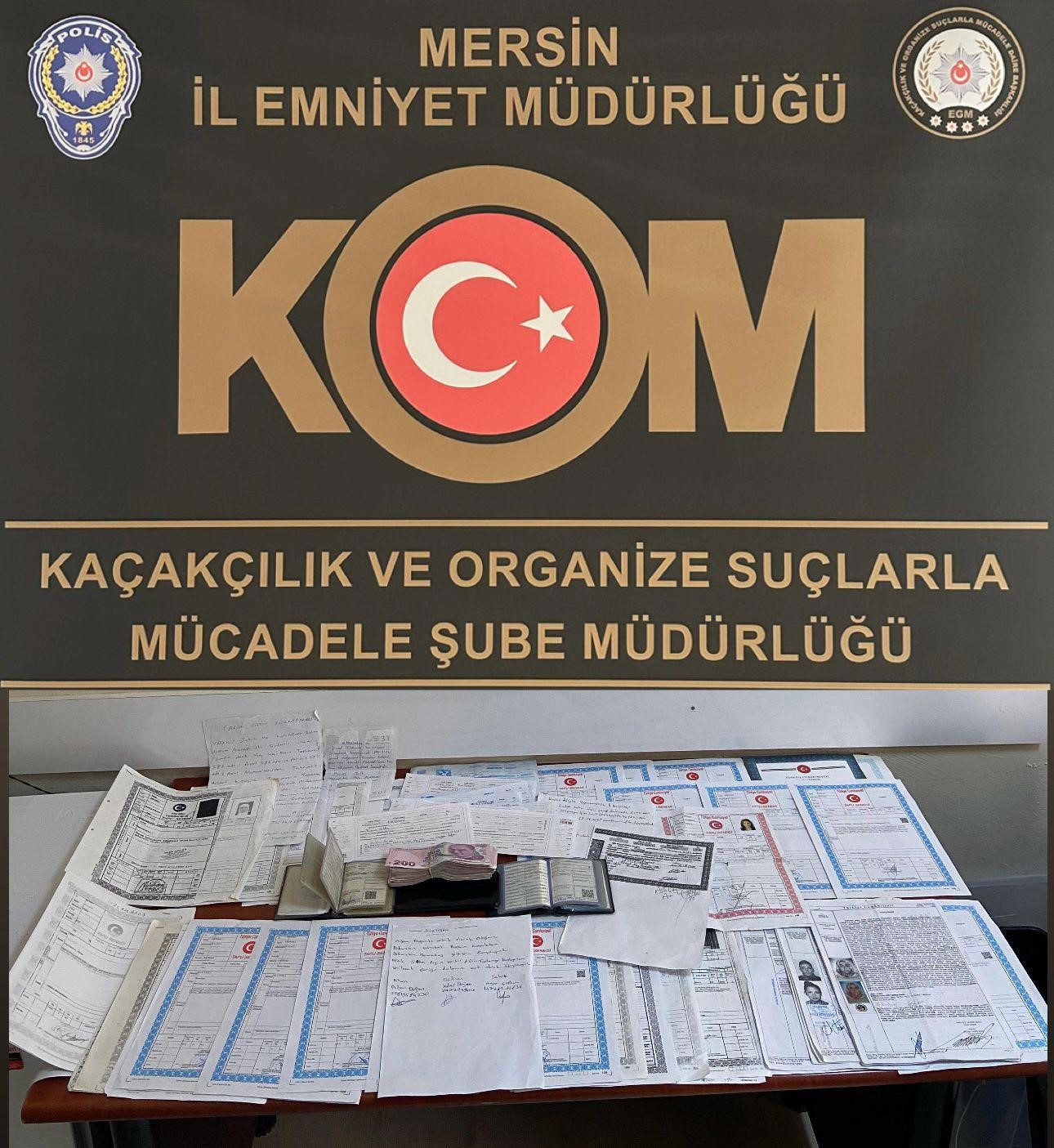 Mersin’de tefecilik yapan 3 şüpheli tutuklandı
