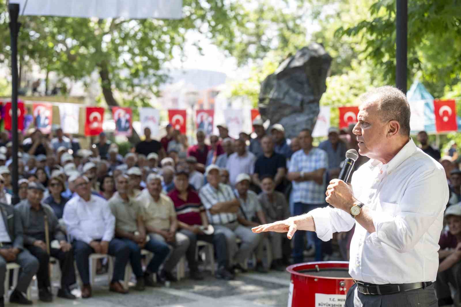 Mersin B&uuml;y&uuml;kşehir Belediyesi tarıma can suyu olmaya devam ediyor
