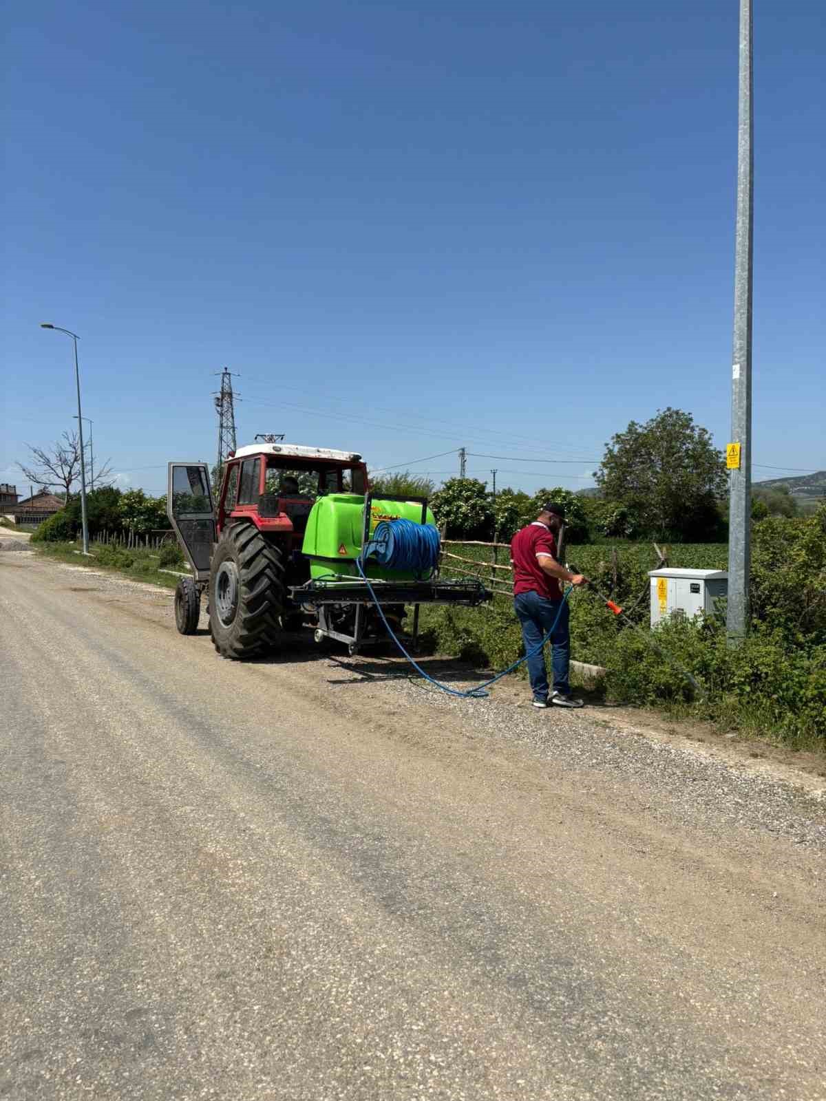Taşköprü Belediyesi’nin haşereyle mücadele çalışmaları başladı