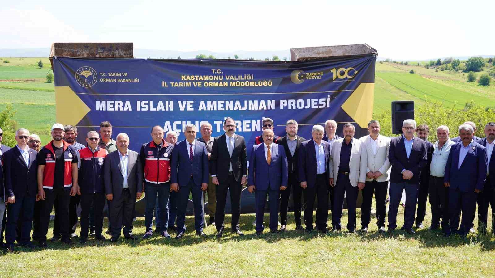 Kastamonu&rsquo;da 4 yıllık &ccedil;alışmayla 483 dekar mera alanı oluşturuldu
