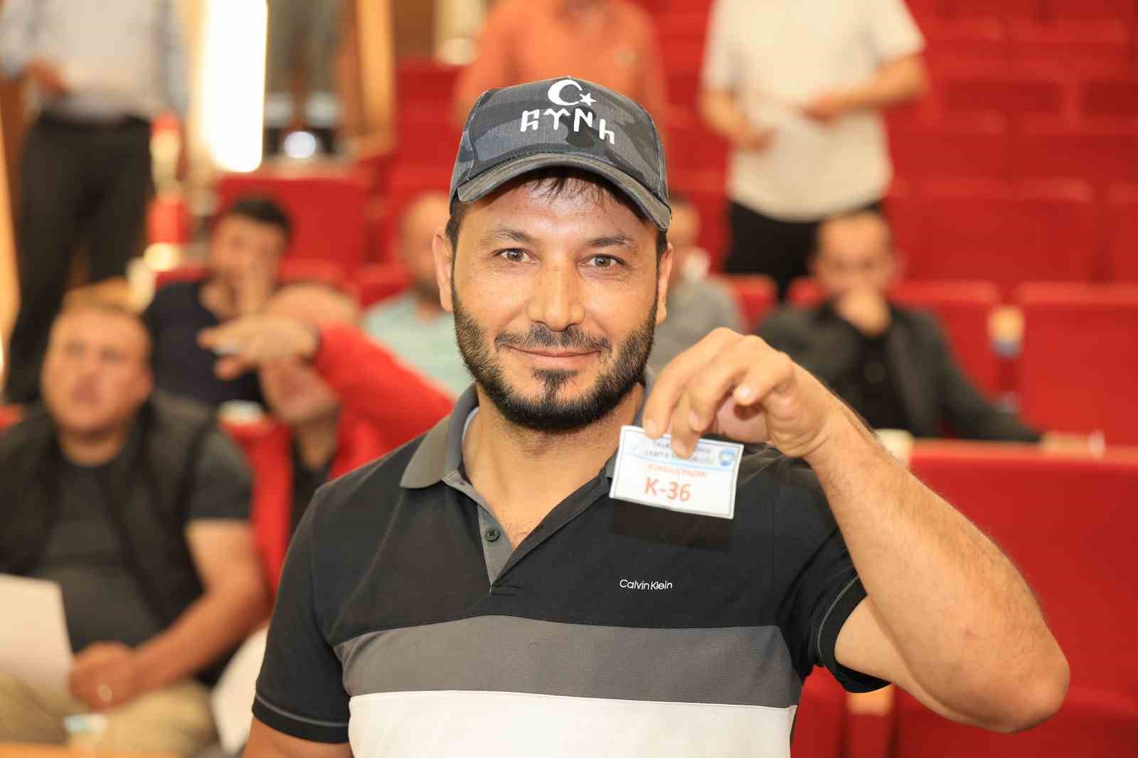 Talas’ta kurban satış yerleri kura ile belirlendi