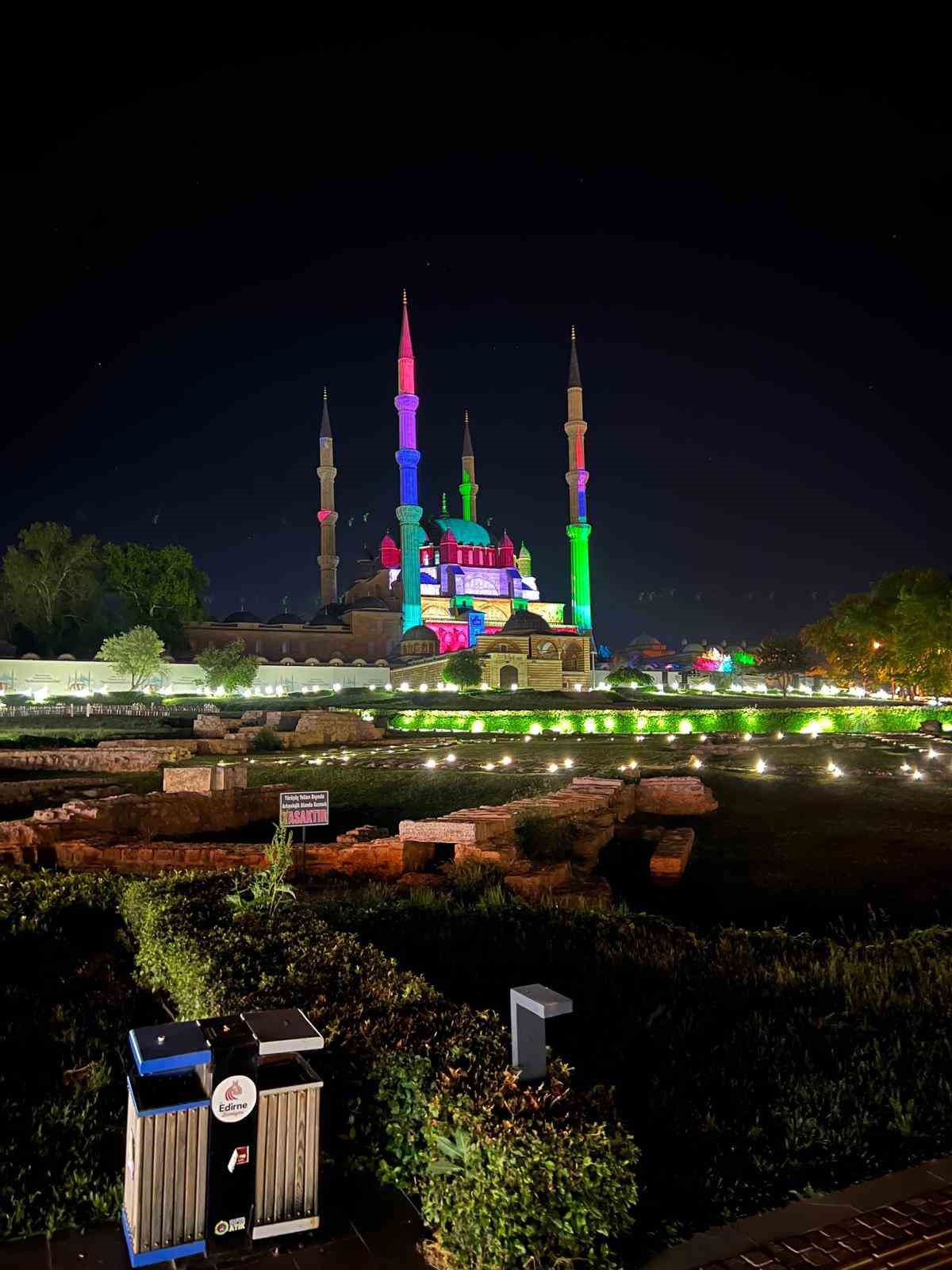 Selimiye Camii&rsquo;nde 3D mapping g&ouml;sterisi izleyicilere sunulacak
