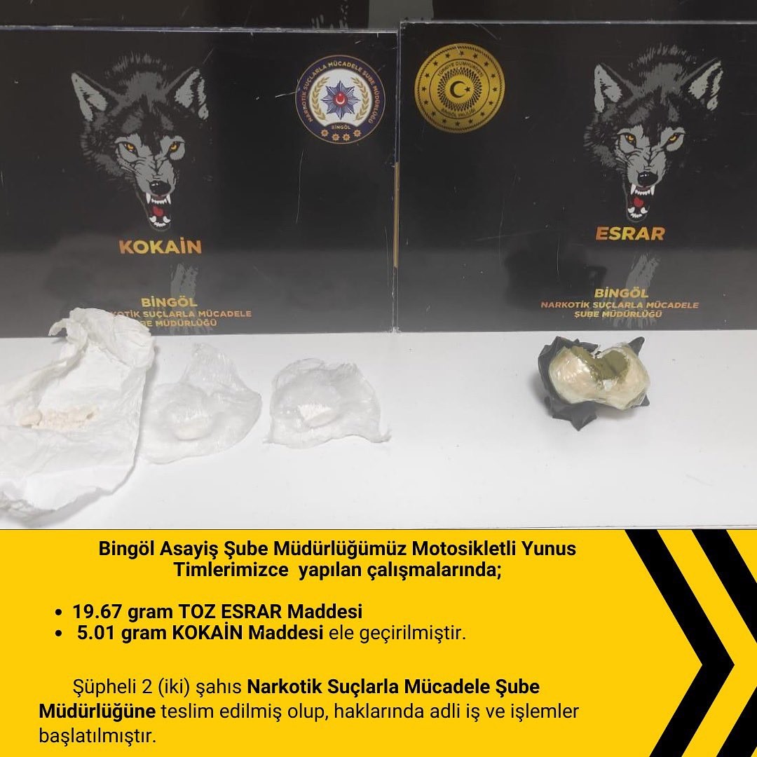 Bingöl’de uyuşturucu operasyonu