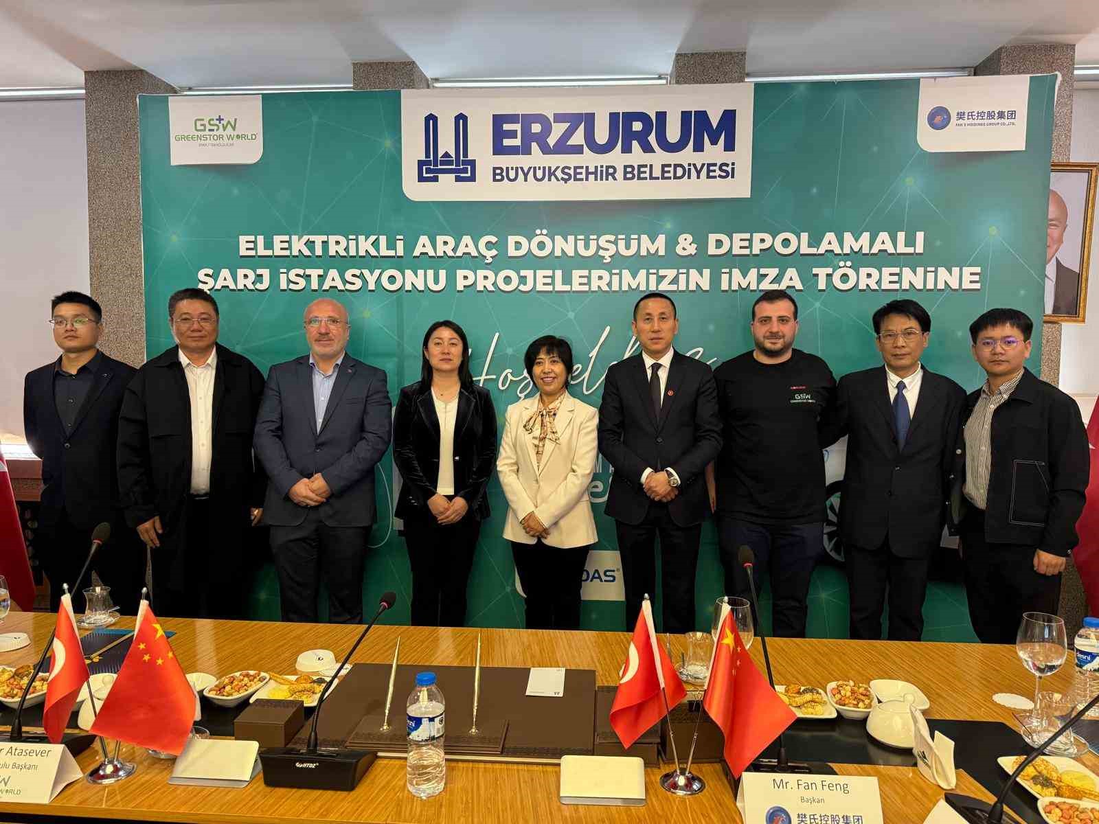 Erzurum&rsquo;dan T&uuml;rkiye&rsquo;ye yeşil d&ouml;n&uuml;ş&uuml;m hamlesi: Fanşi Holding ve Greenstor World&rsquo;den stratejik imza
