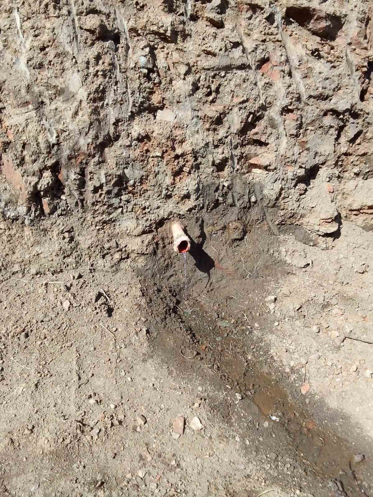 500 metrelik tarihi su hattı g&uuml;n y&uuml;z&uuml;ne &ccedil;ıktı
