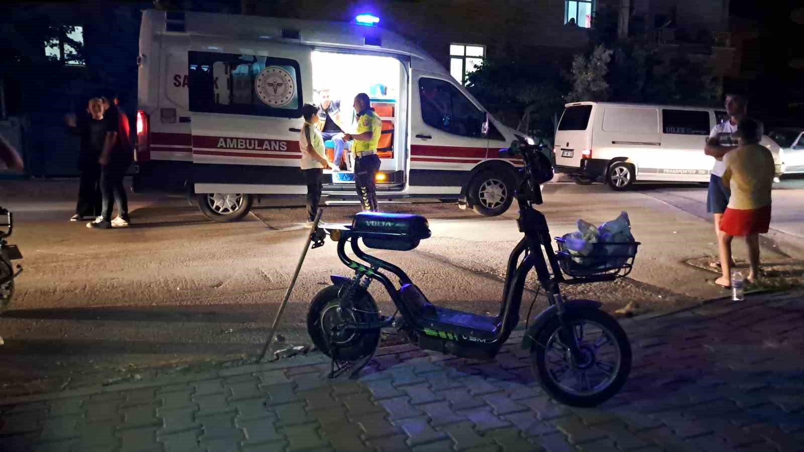 Karaman&rsquo;da elektrikli bisiklet kazası: 1 yaralı
