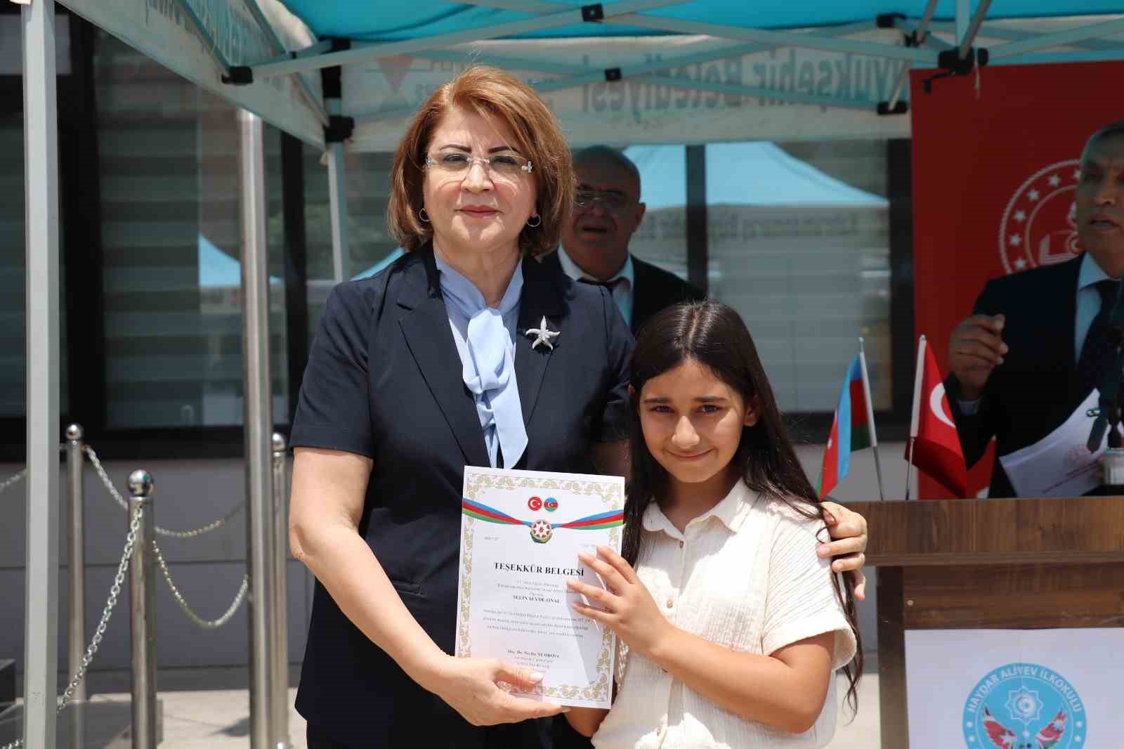 Haydar Aliyev İlkokulu’nda anlamlı program
