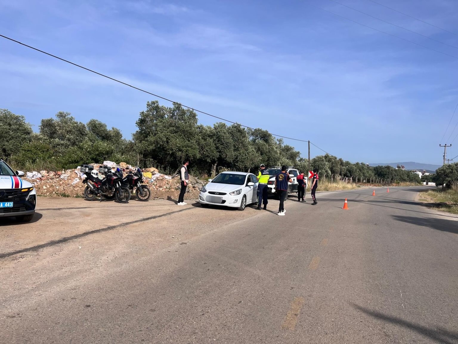 Aydın’daki trafik uygulamasında 38 sürücüye işlem yapıldı