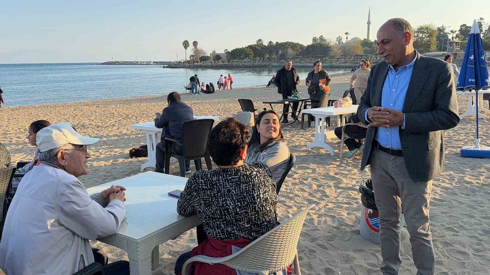 Yumurtalık Ayas sahili mavi bayrak aldı
