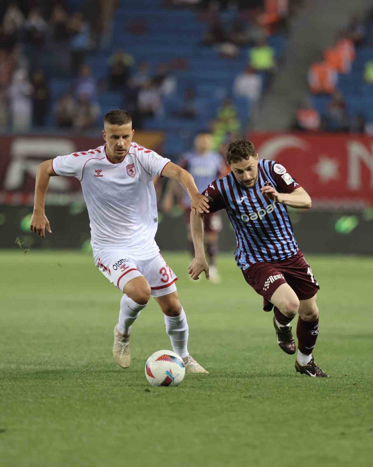 Trendyol Süper Lig: Trabzonspor: 2 - Samsunspor: 2 (Maç sonucu)
