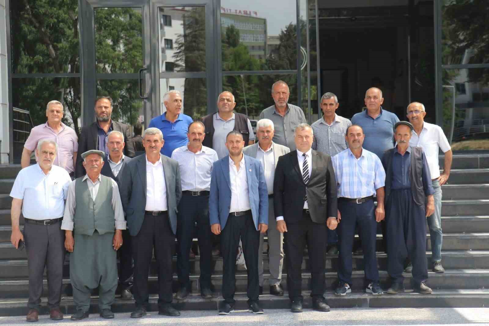 Battalgazi muhtarlarından DSİ’ye sulama çıkarması
