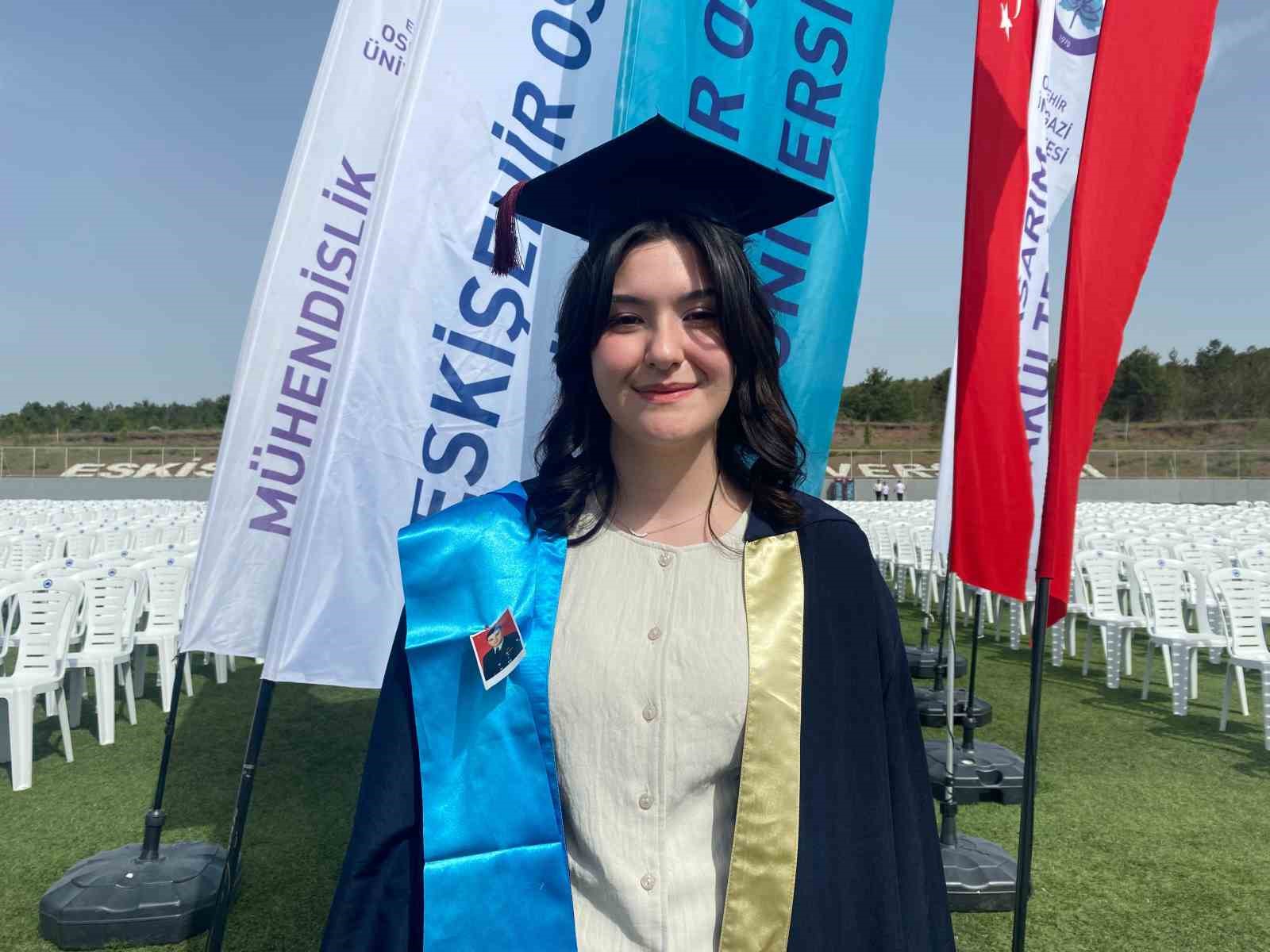 Şehit kızının gurur verici başarısı