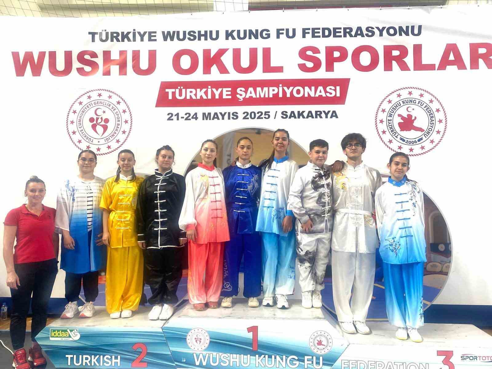Wushu Türkiye Şampiyonası’nda Eskişehir’den başarı