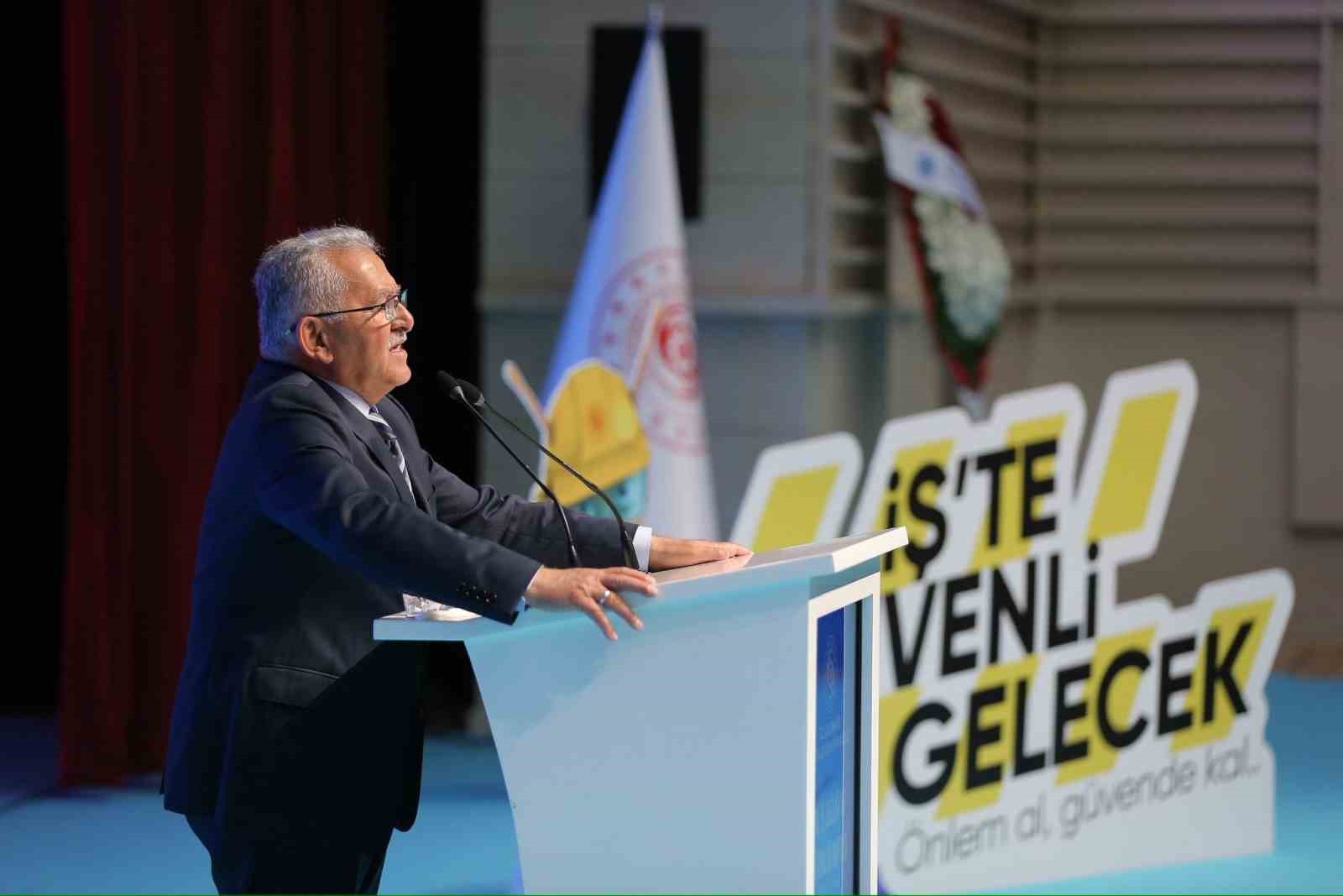 Başkan Büyükkılıç, Bakan Işıkhan ile İş Sağlığı Ve Güvenliği Fuarı Açılış Töreni’ne katıldı