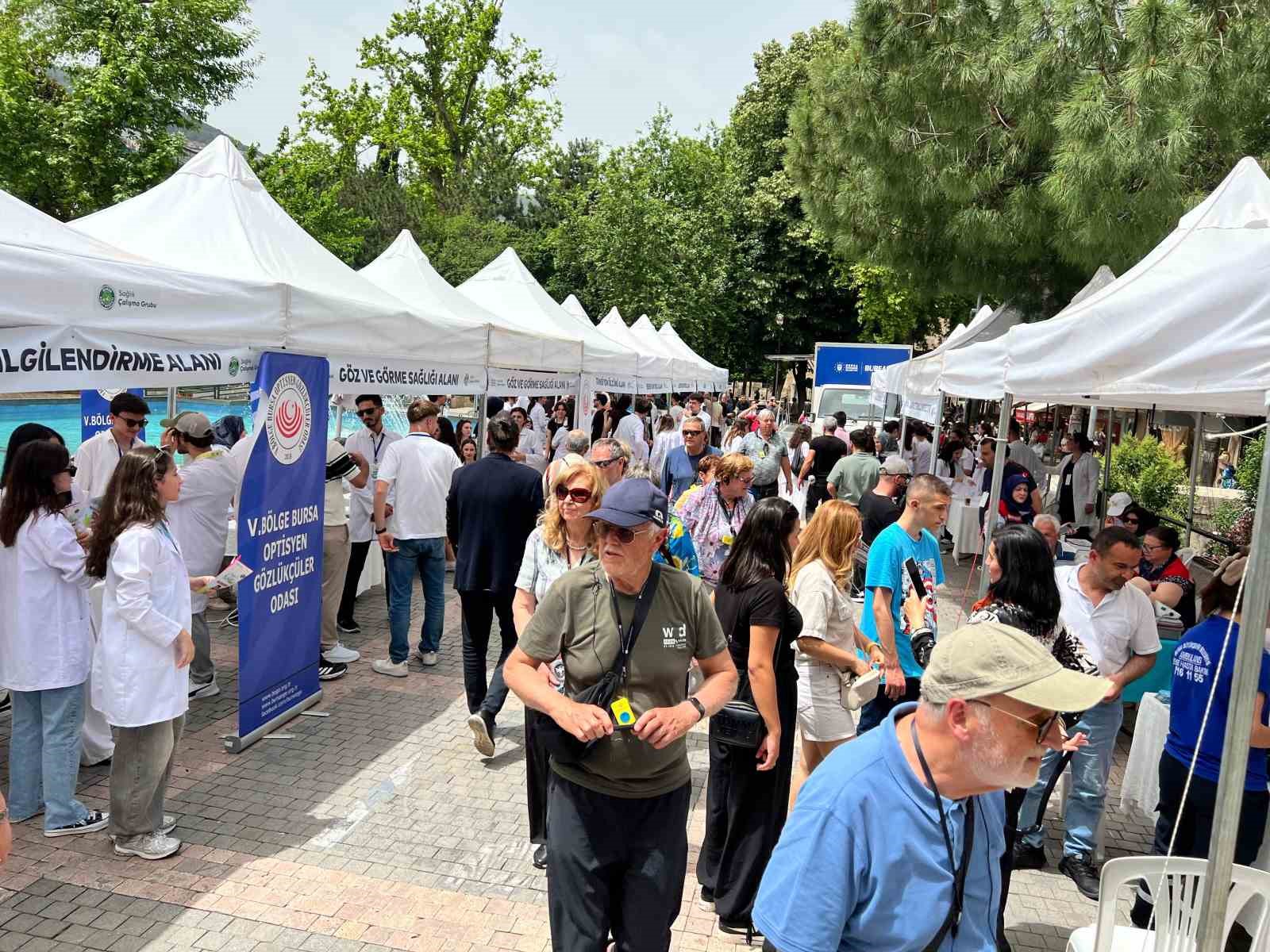 ‘Sağlık Sokağı’nda vatandaşa ücretsiz sağlık hizmeti