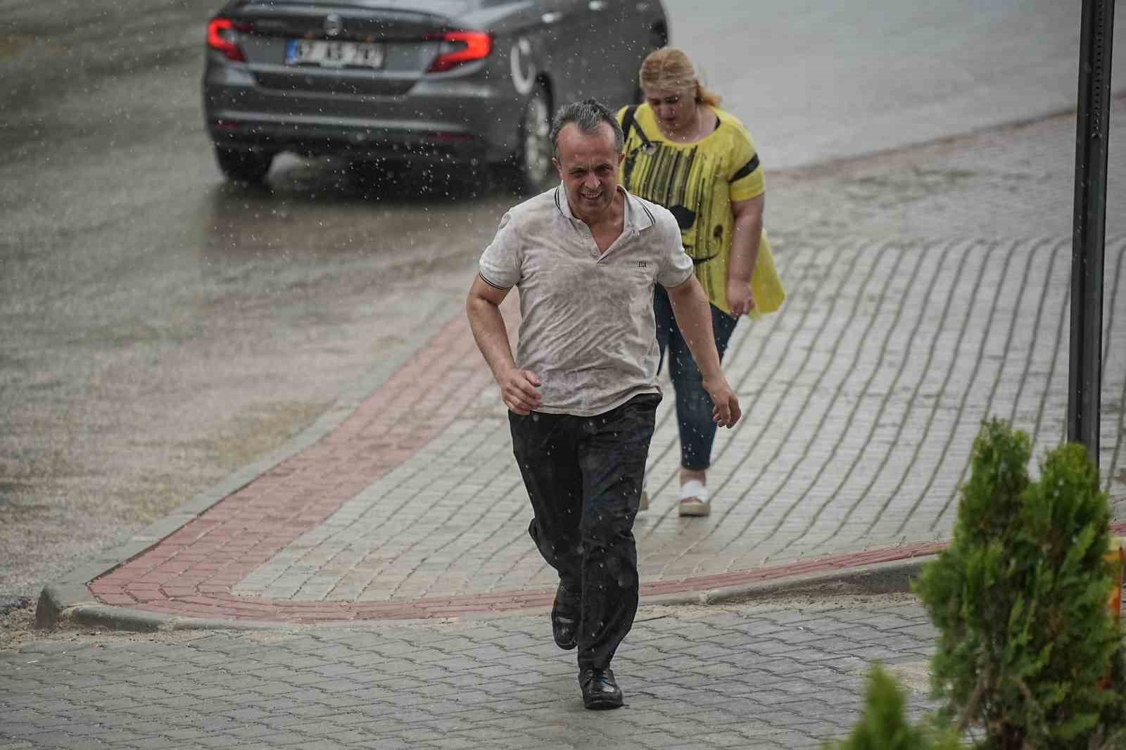 Bursa’da hava bir anda değişti