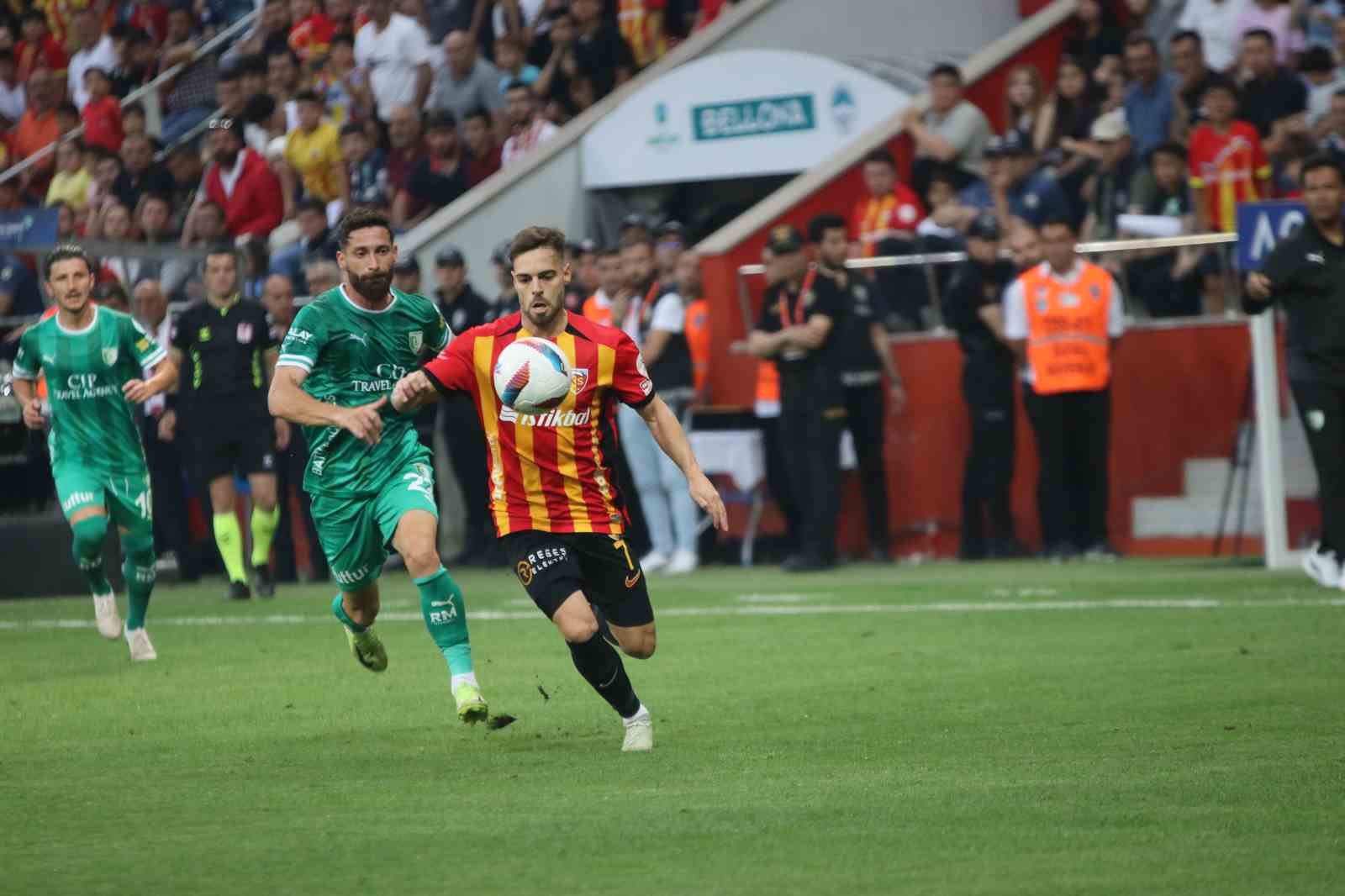 Trendyol Süper Lig: Kayserispor: 0 - Bodrum FK: 1 (İlk yarı)