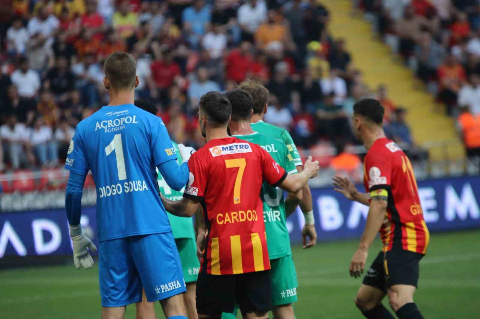 Trendyol S&uuml;per Lig: Kayserispor: 0 - Bodrum FK: 1 (İlk yarı)
