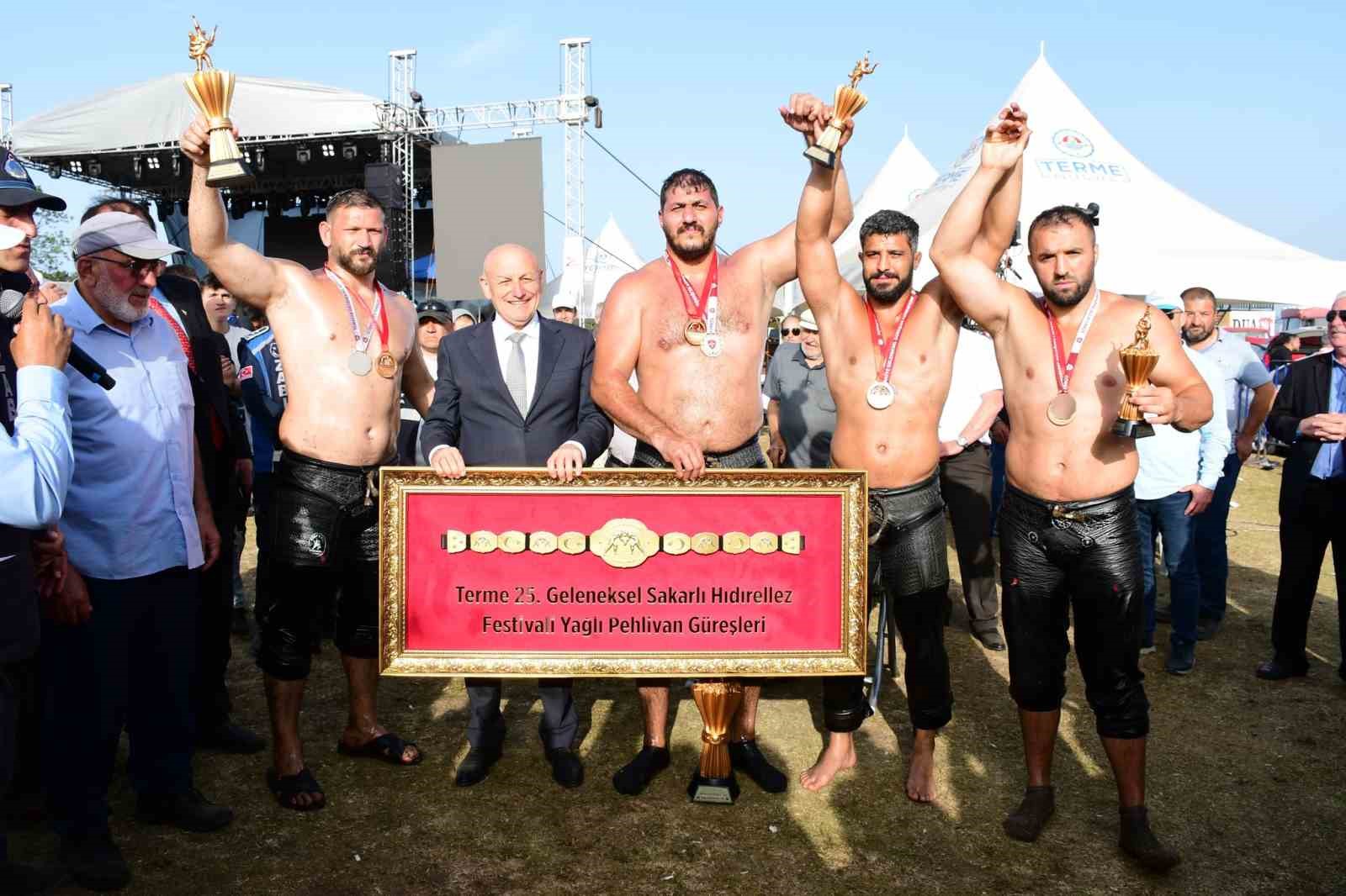 25. Sakarlı Hıdırellez Festivali’nde Başpehlivan Tanju Gemici oldu