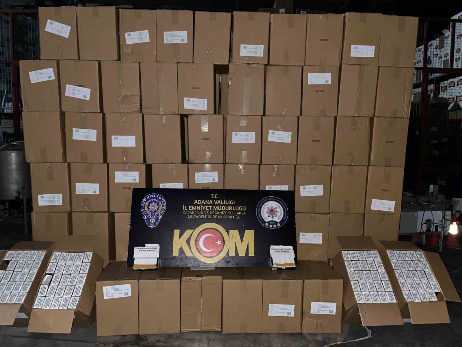 Adana’da 10 milyonluk kaçakçılık operasyonu: 7 gözaltı