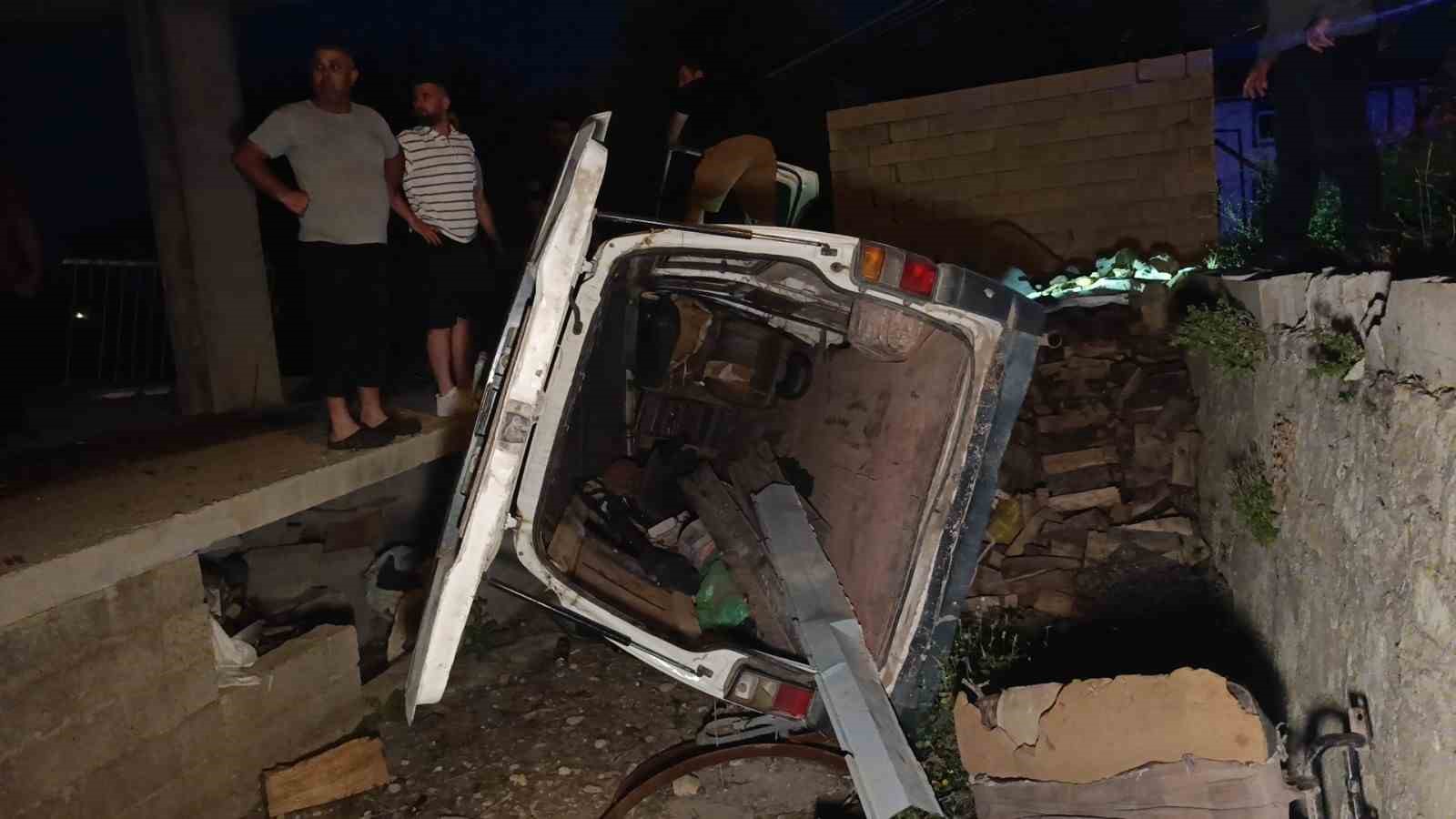‘Balık avlayacağım’ deyip patronundan aldığı araçla evin avlusuna uçtu