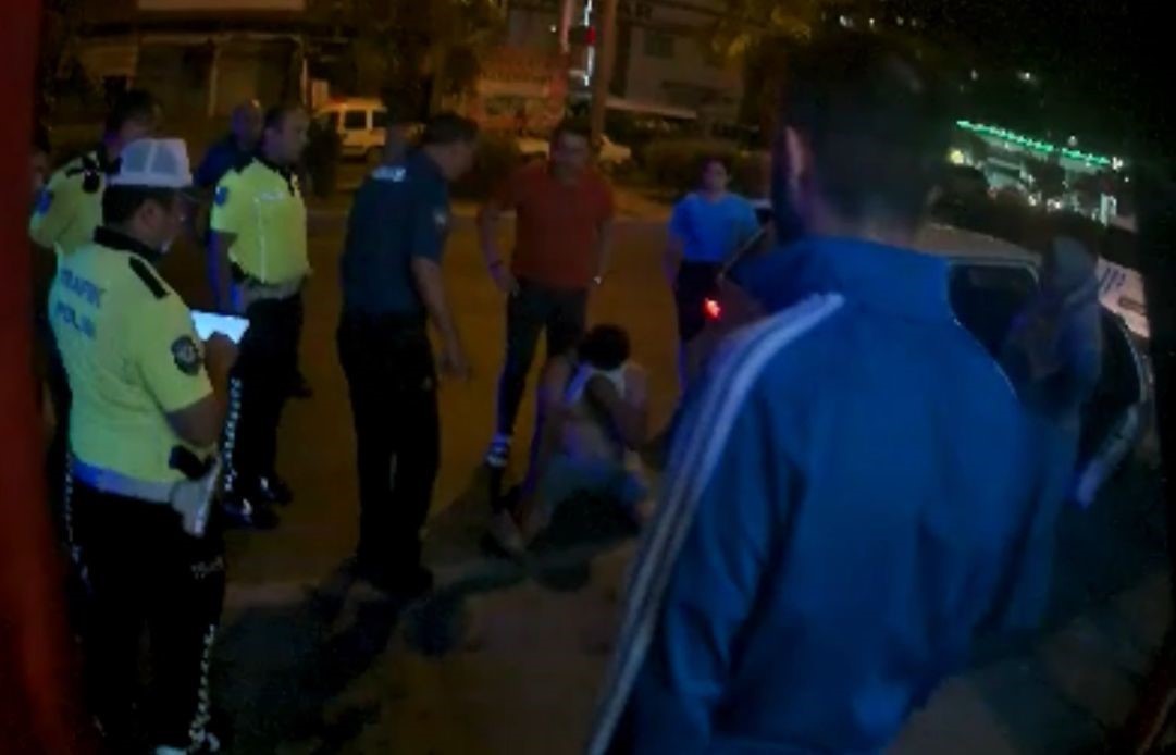 Mersin’de alkollü sürücü ortalığı karıştırdı: O anlar kamerada