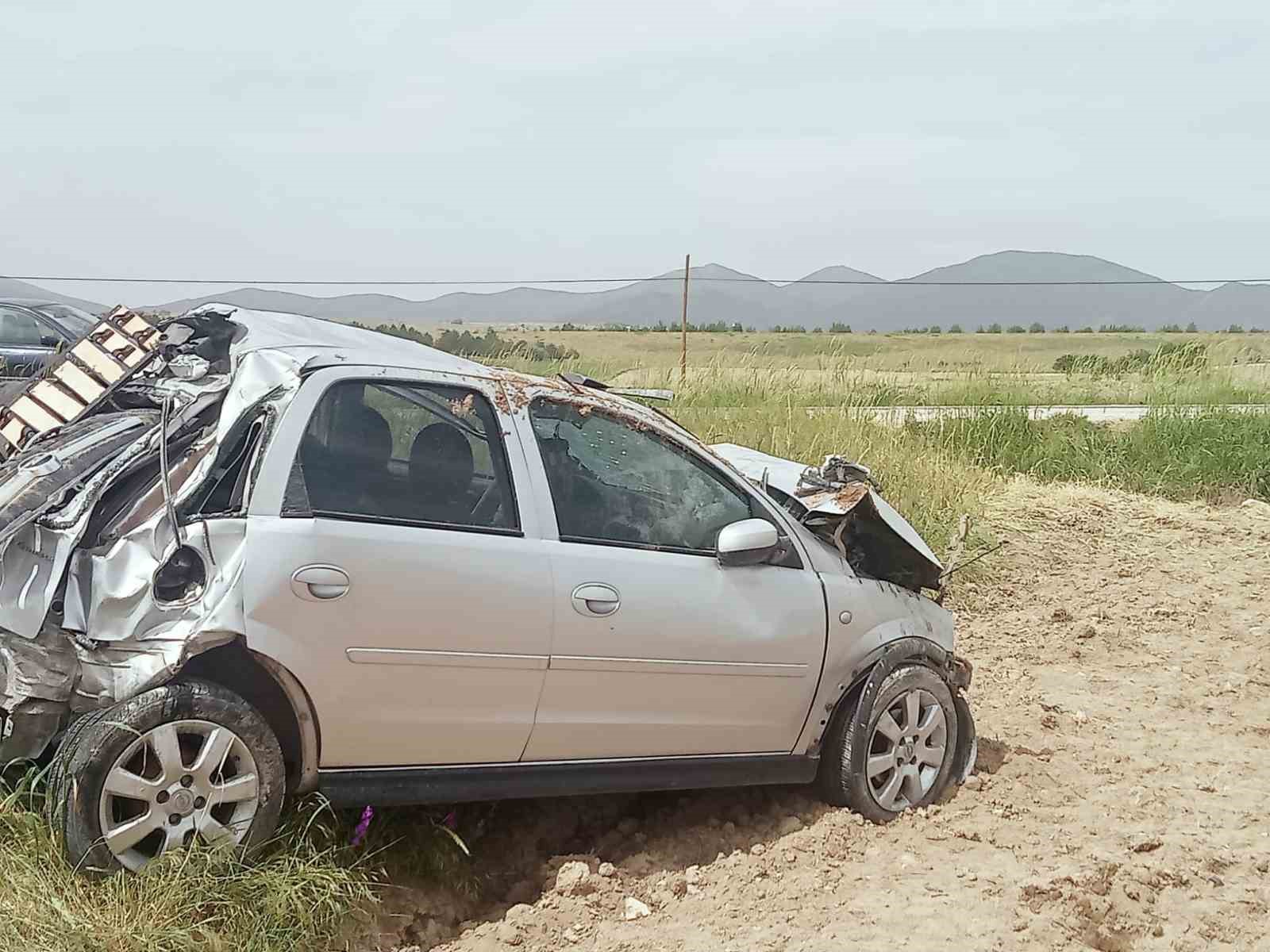 G&uuml;ny&uuml;z&uuml;&rsquo;nde trafik kazası, 1 yaralı

