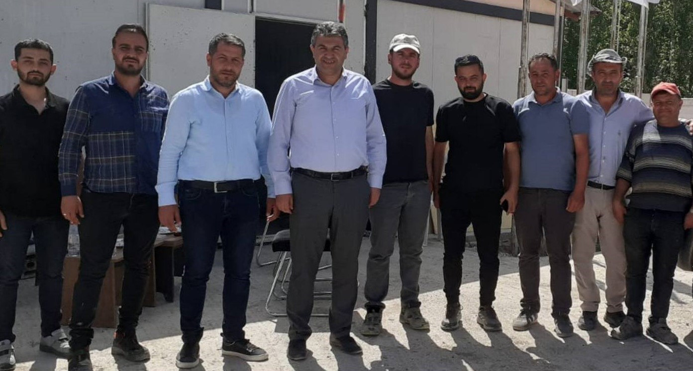 Gediz’de 5.etap TOKİ konutları hızla yükseliyor
