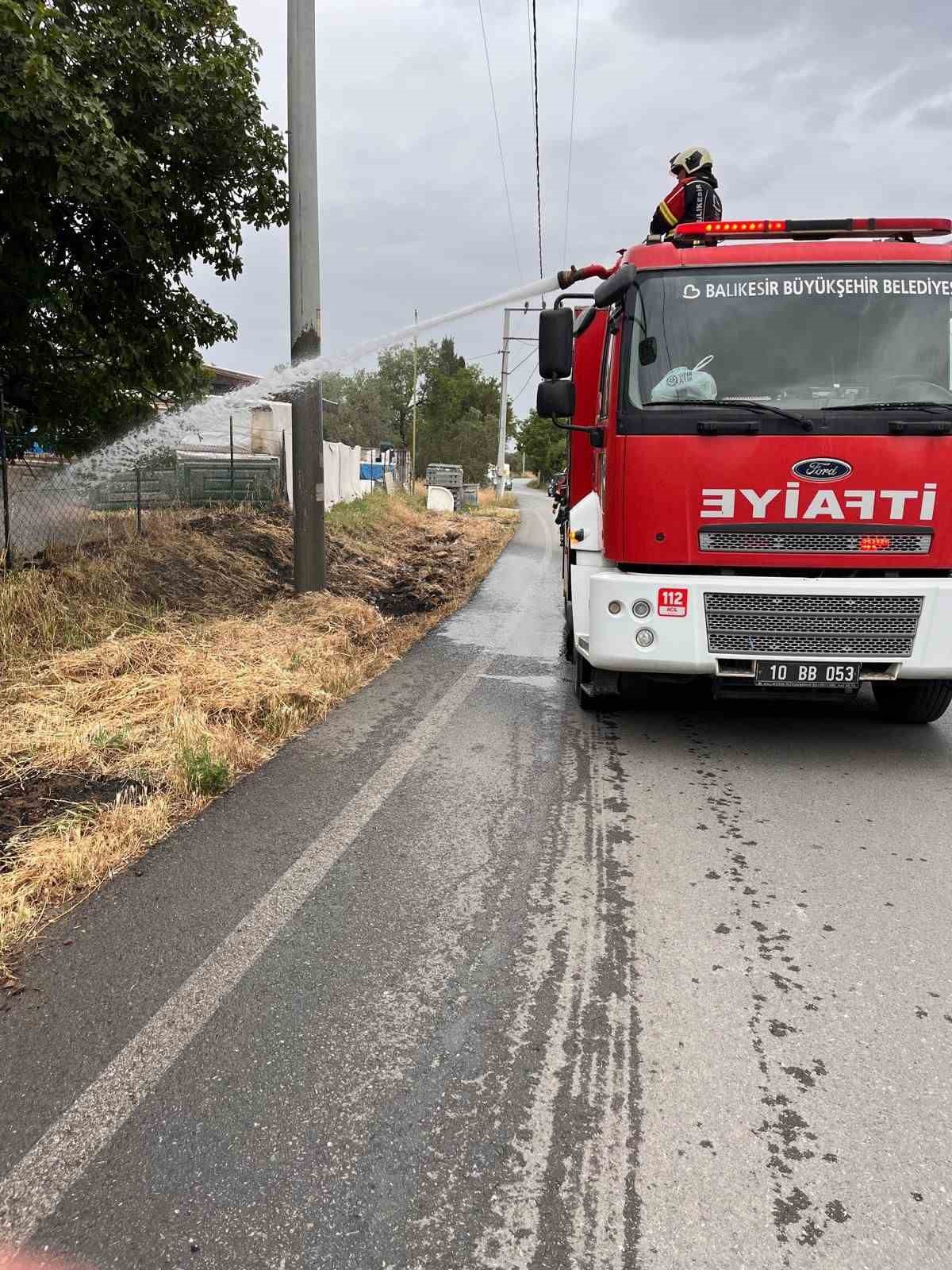 Balıkesir’de 1 haftalık yangın bilançosu dudak uçurttu
