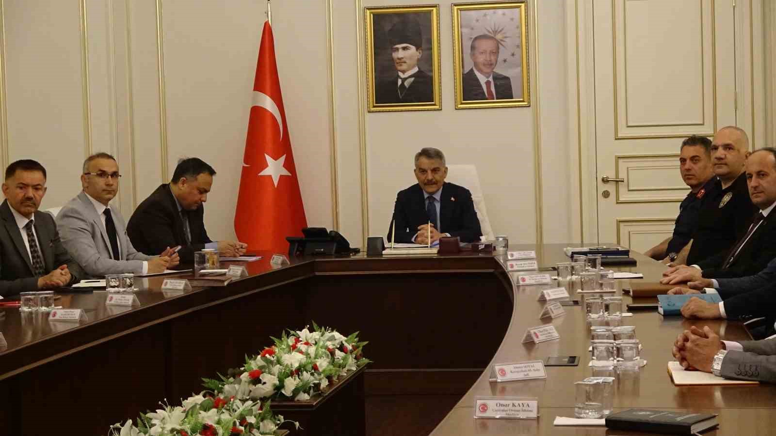 Yozgat’ta orman yangınlarını önlemek için toplantı yapıldı