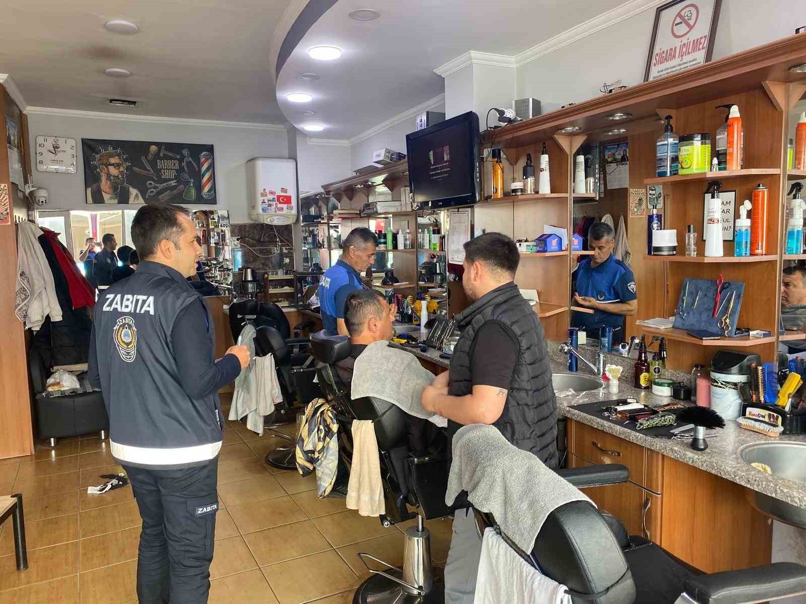 Bozdoğan Belediyesi’nden berber ve kuaförlere sıkı denetim