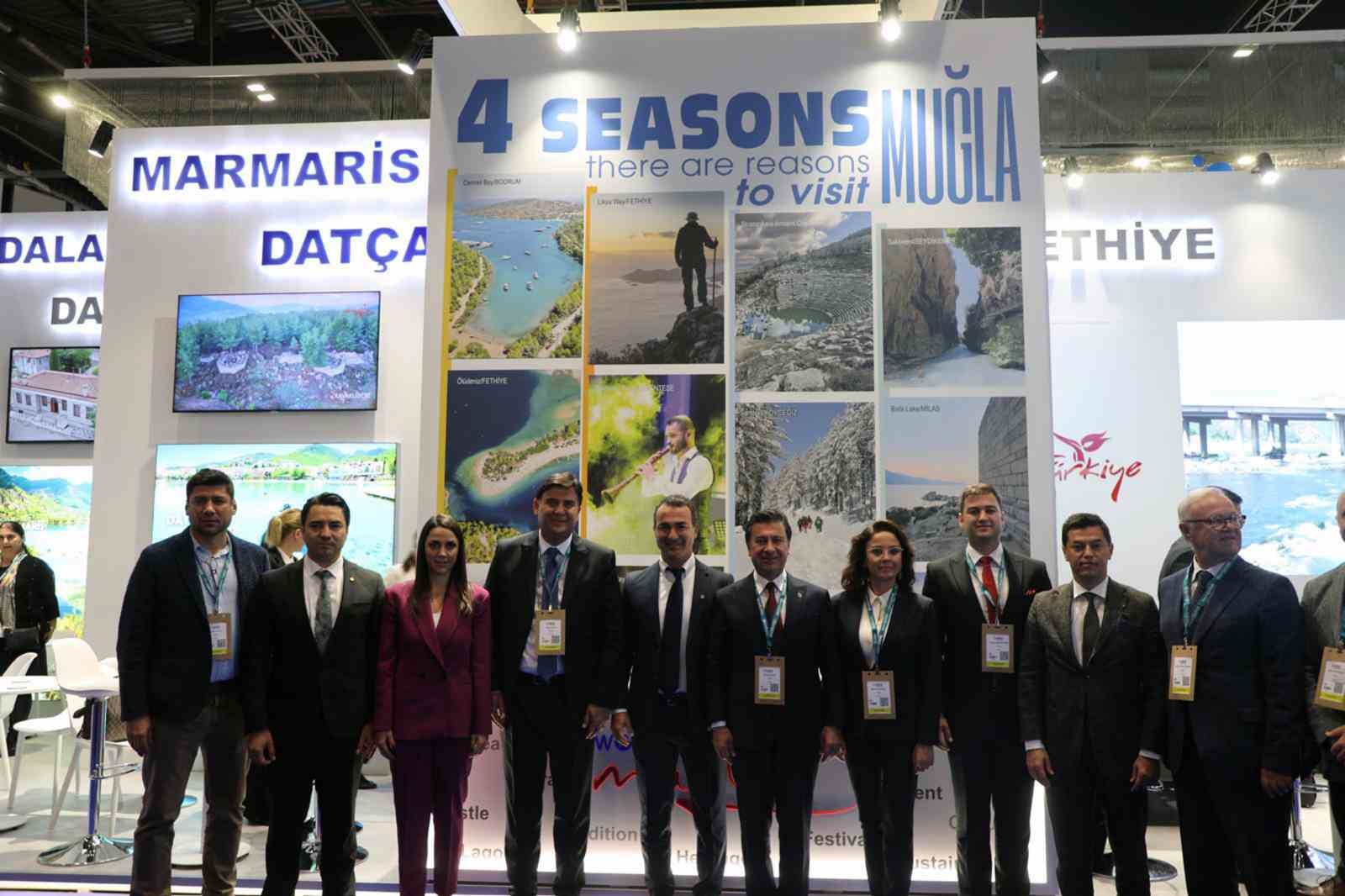 Büyükşehir Muğla’yı uluslararası fuarlarda 300 bin kişiye tanıttı