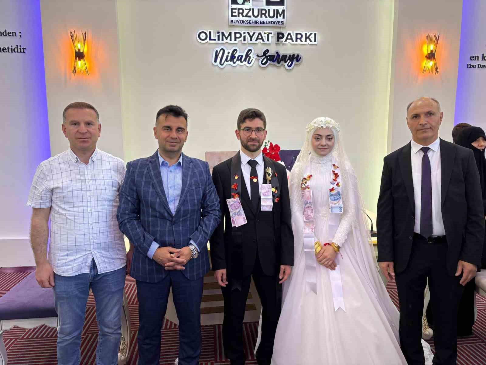 "Evlenecek gençlerin desteklenmesi" Projesi kapsamında 375’nci çift mutluluğa "evet" dedi