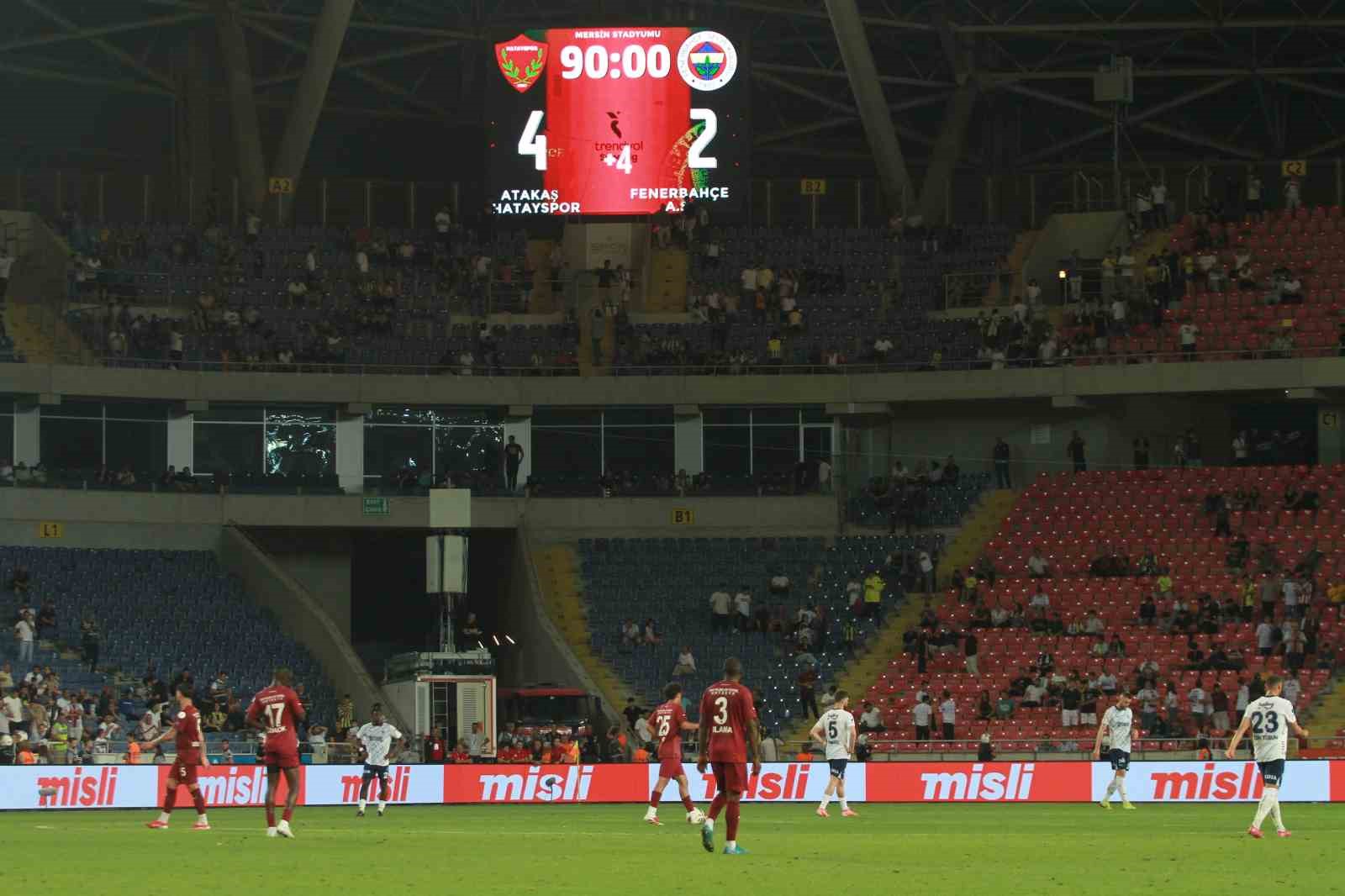 Fenerbahçe son deplasman maçını kaybetti