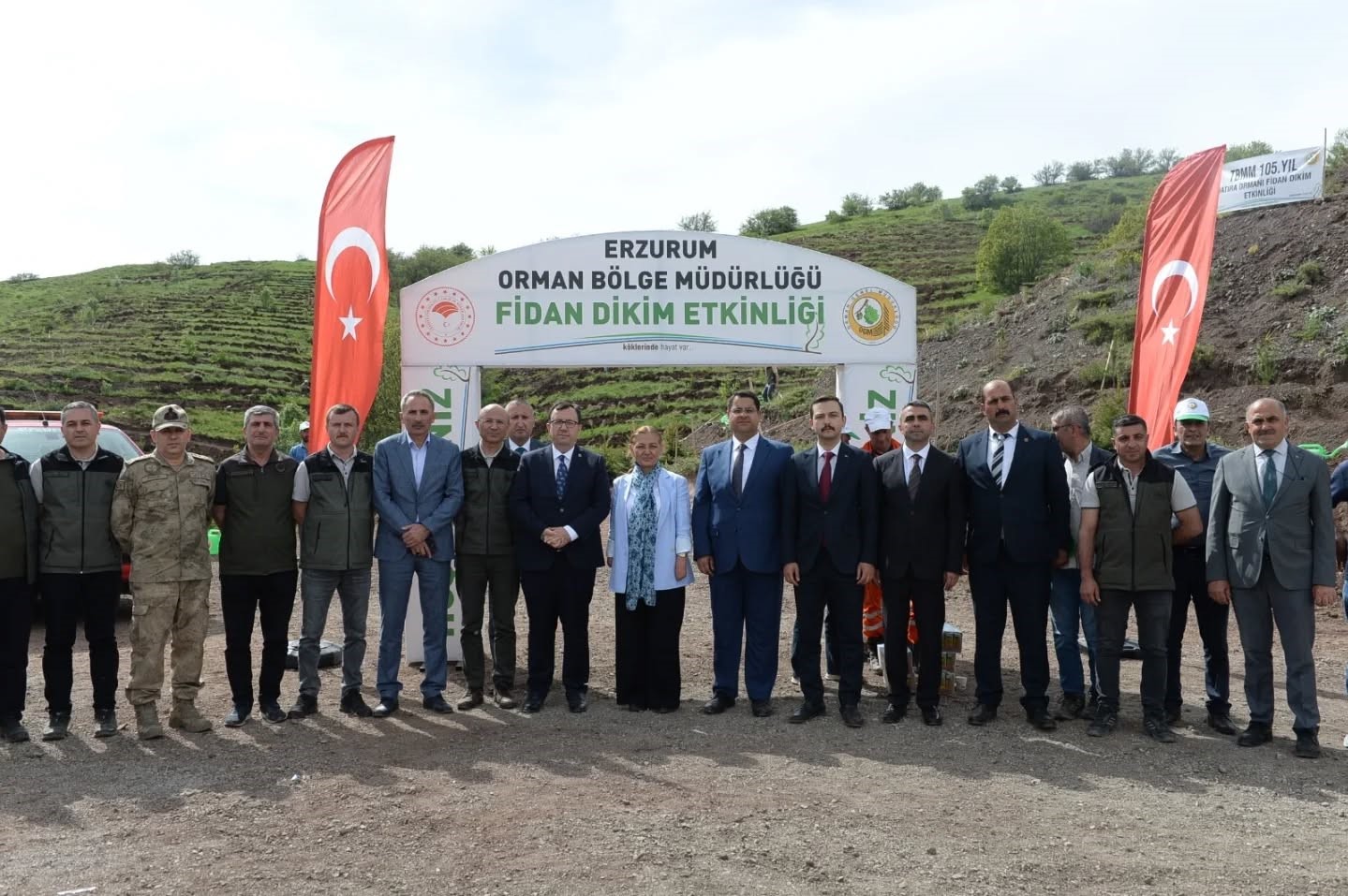 TBMM&rsquo;nin 105. yılı anısına 105 bin fidan toprakla buluştu
