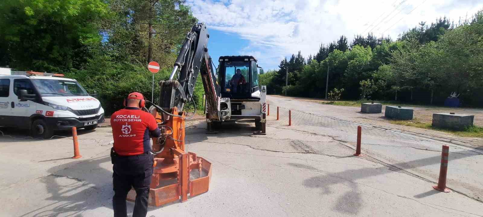Kocaeli’de o yollarda artık araçların alt takımları hasar görmeyecek