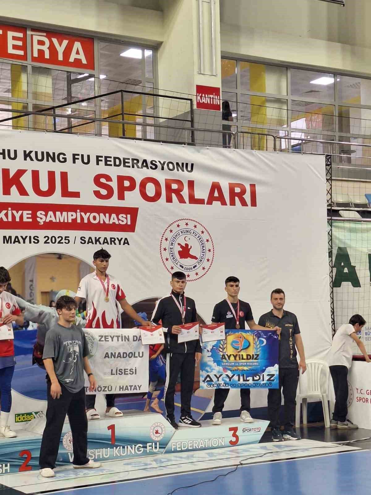 Niğdeli Wushu sporcularından T&uuml;rkiye Şampiyonası&rsquo;nda &uuml;&ccedil; madalya

