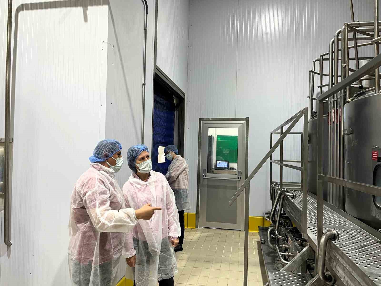 Kırklareli’nde AB ülkelerine süt ürünleri ihracatı yapan işletmelere denetim