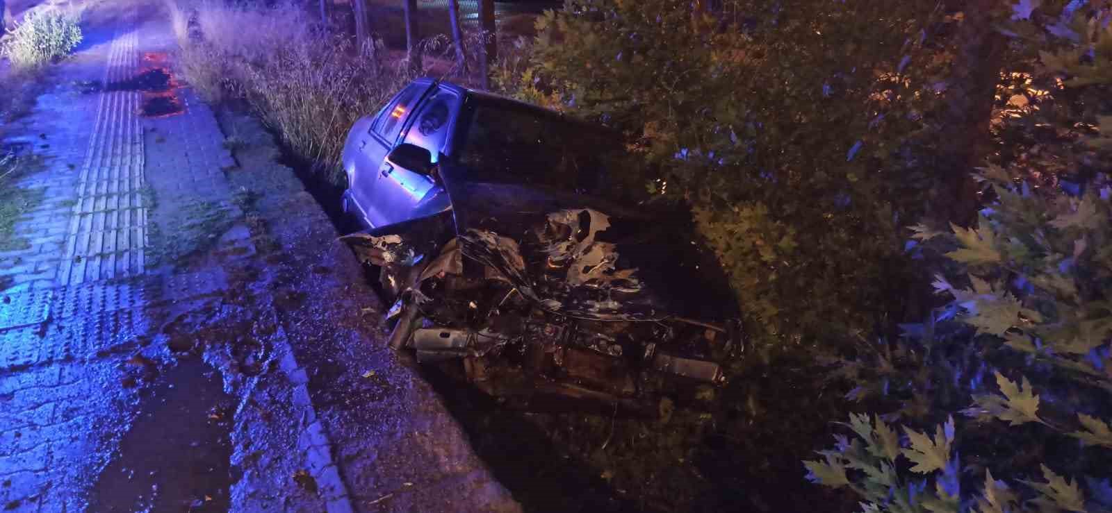 Genel başkanın makam şoförü kazada öldü