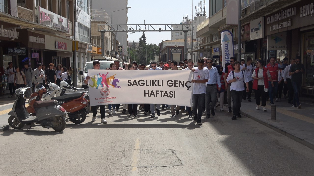 Kilis’te gençlerle sağlık yürüyüşü yapıldı
