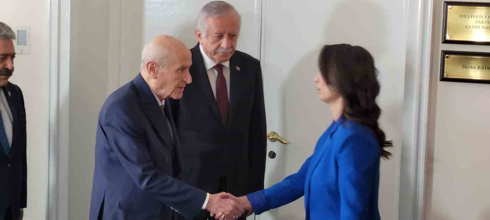 MHP Lideri Bahçeli, DEM Parti heyeti ile görüştü